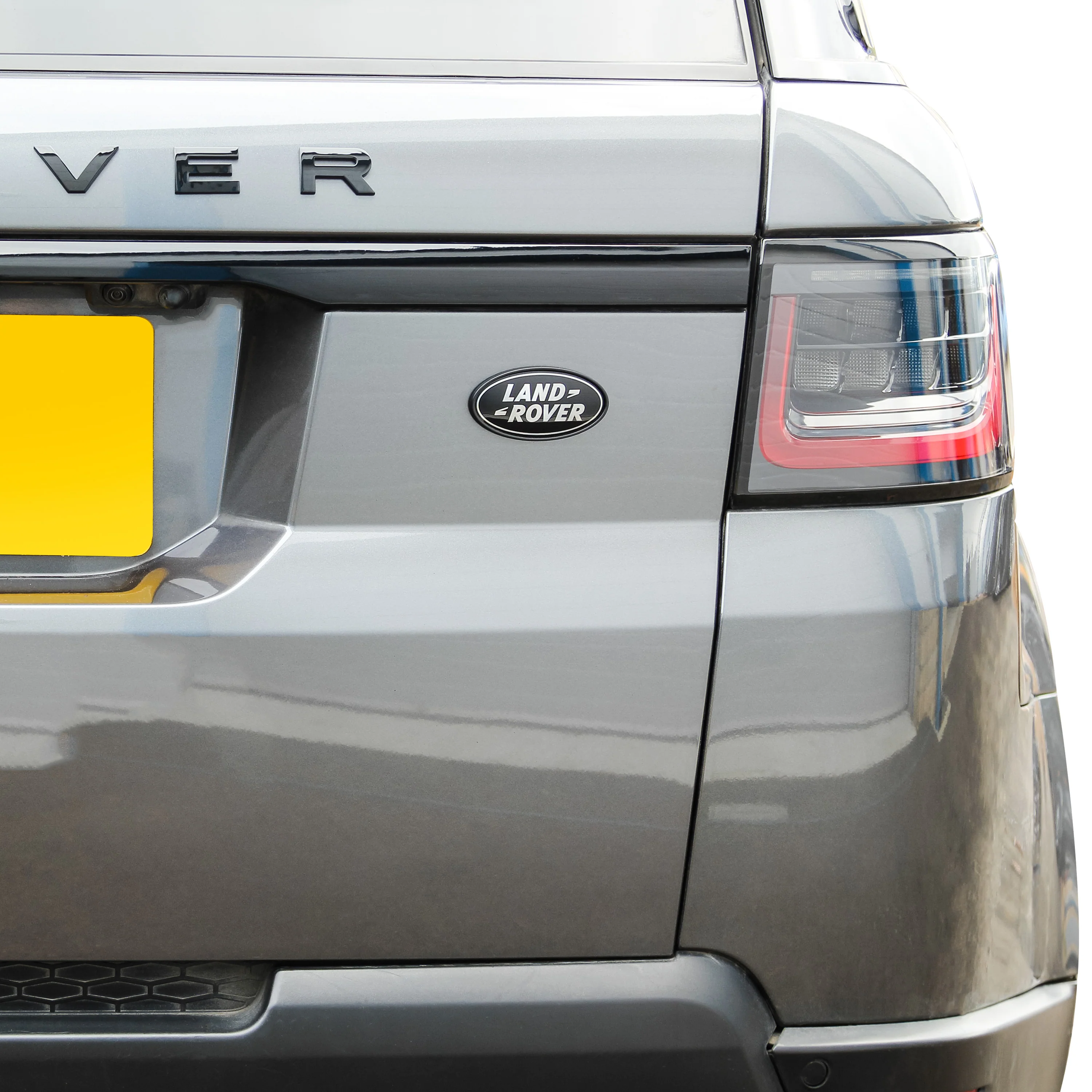 Black & Silver Badge on Corris Grey Plinth for Range Rover Sport L494 - Image 6