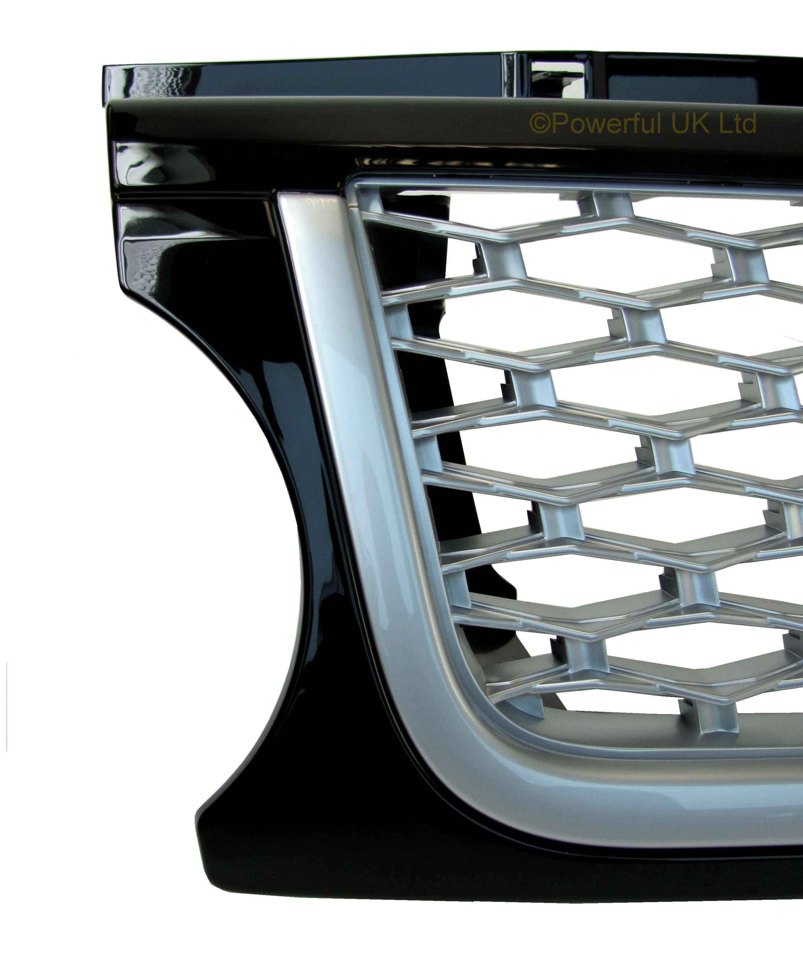 Black Silver Silver "Autobiography Style" grille to fit Range Rover Sport 2010+ - Image 3
