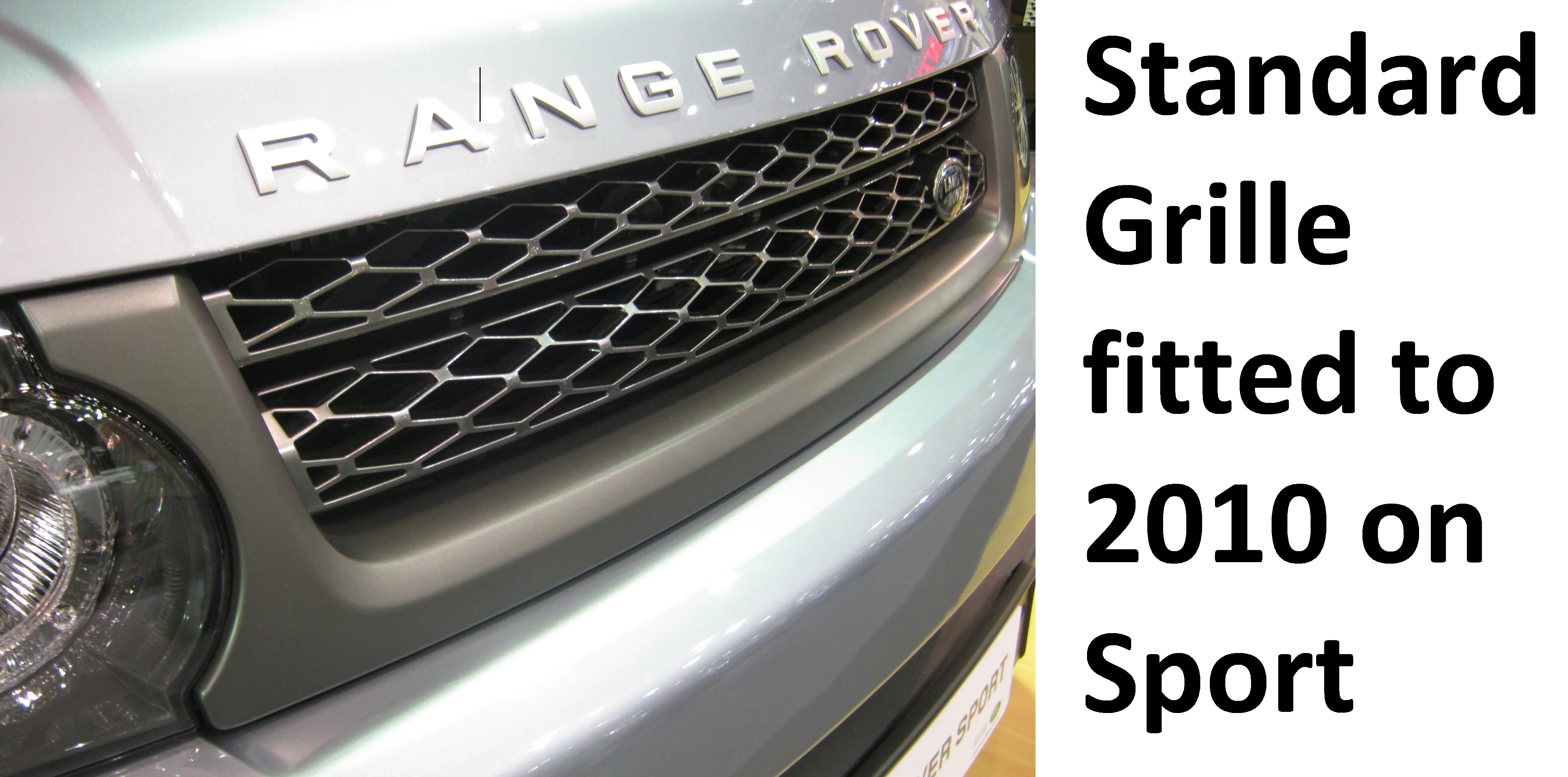 Black Silver Silver "Autobiography Style" grille to fit Range Rover Sport 2010+ - Image 7