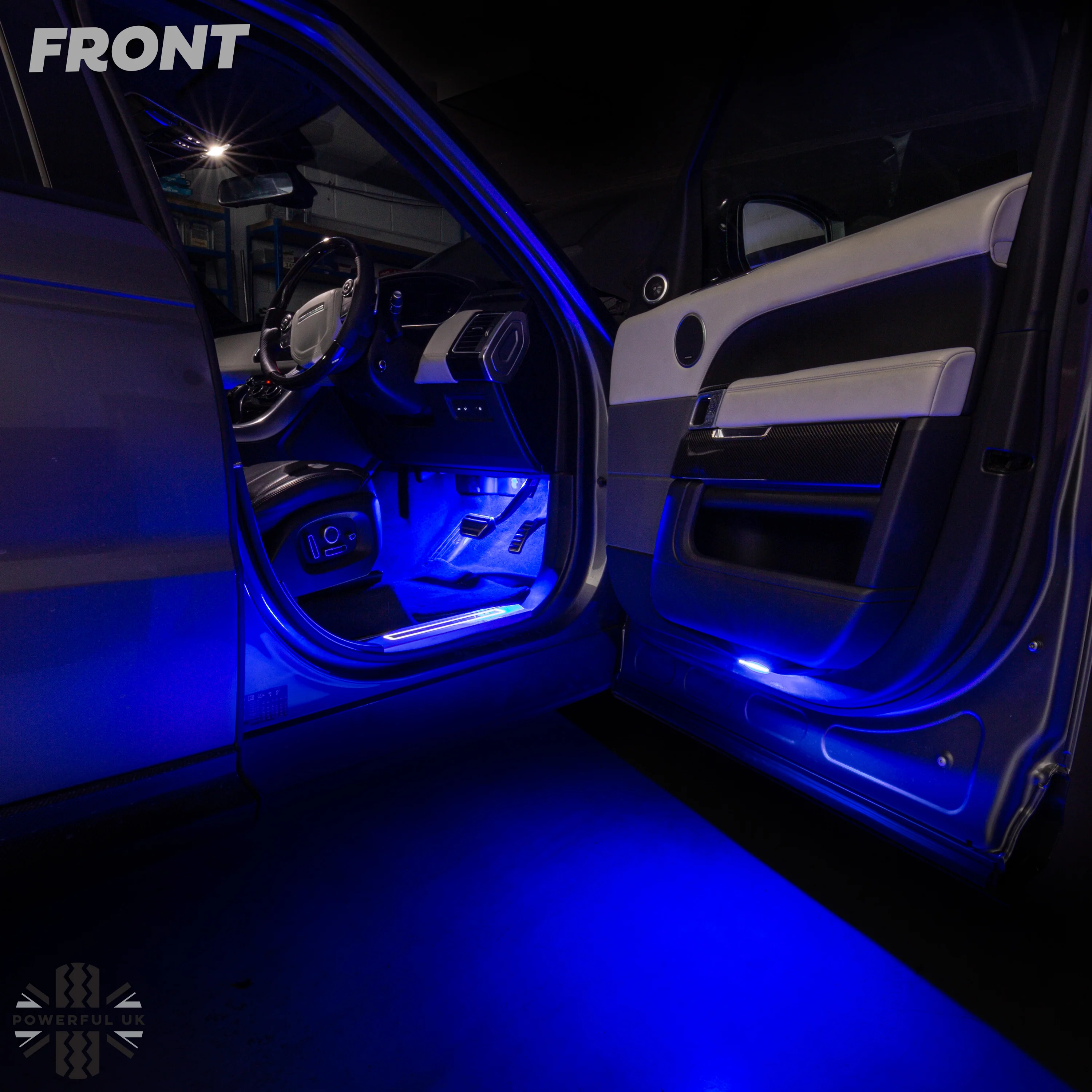 Blue LED interior Footwell Lamp for Range Rover L405 (2pc) - Image 2