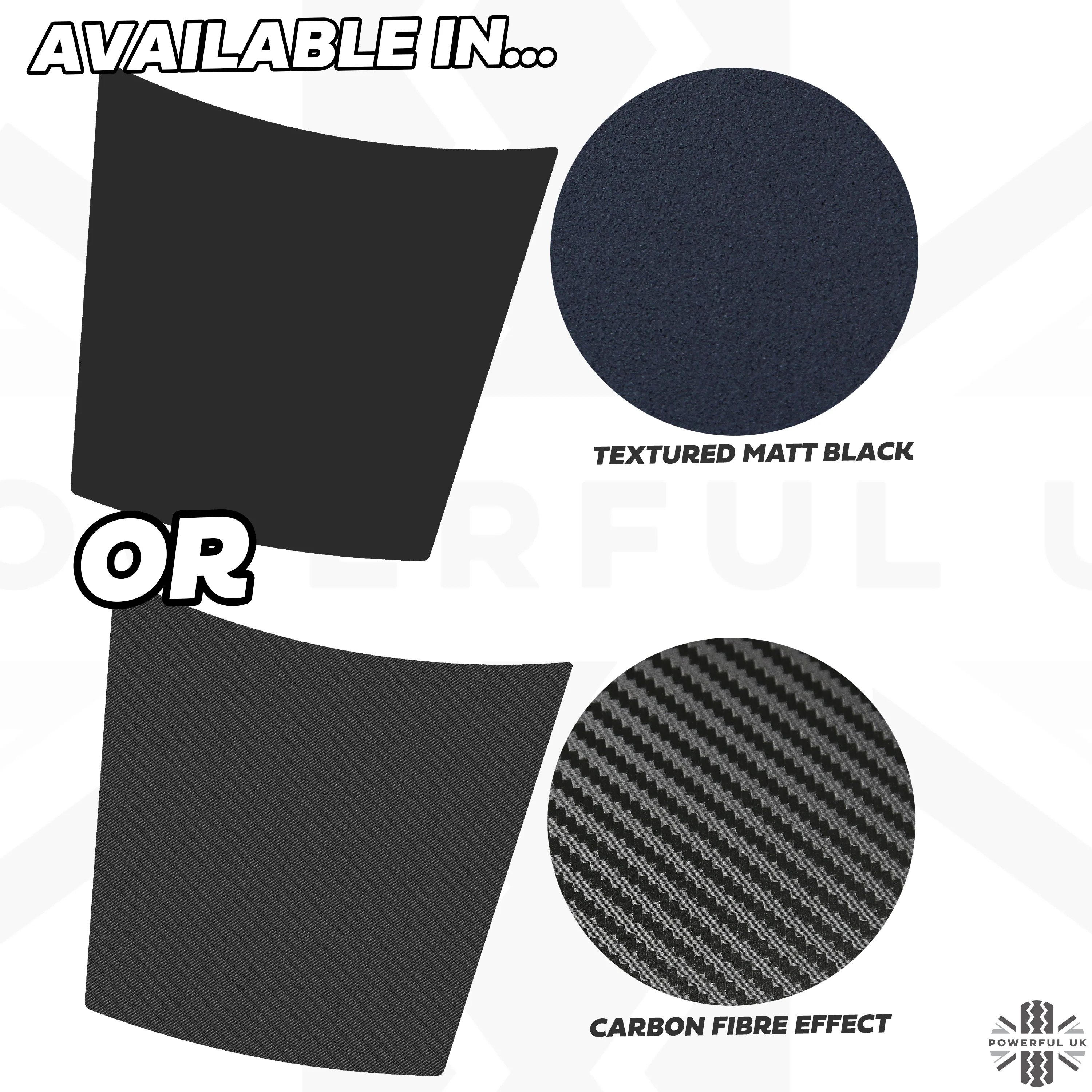 Bonnet Decal - Matt Black for Range Rover Sport L494 (2014-17) - Image 4