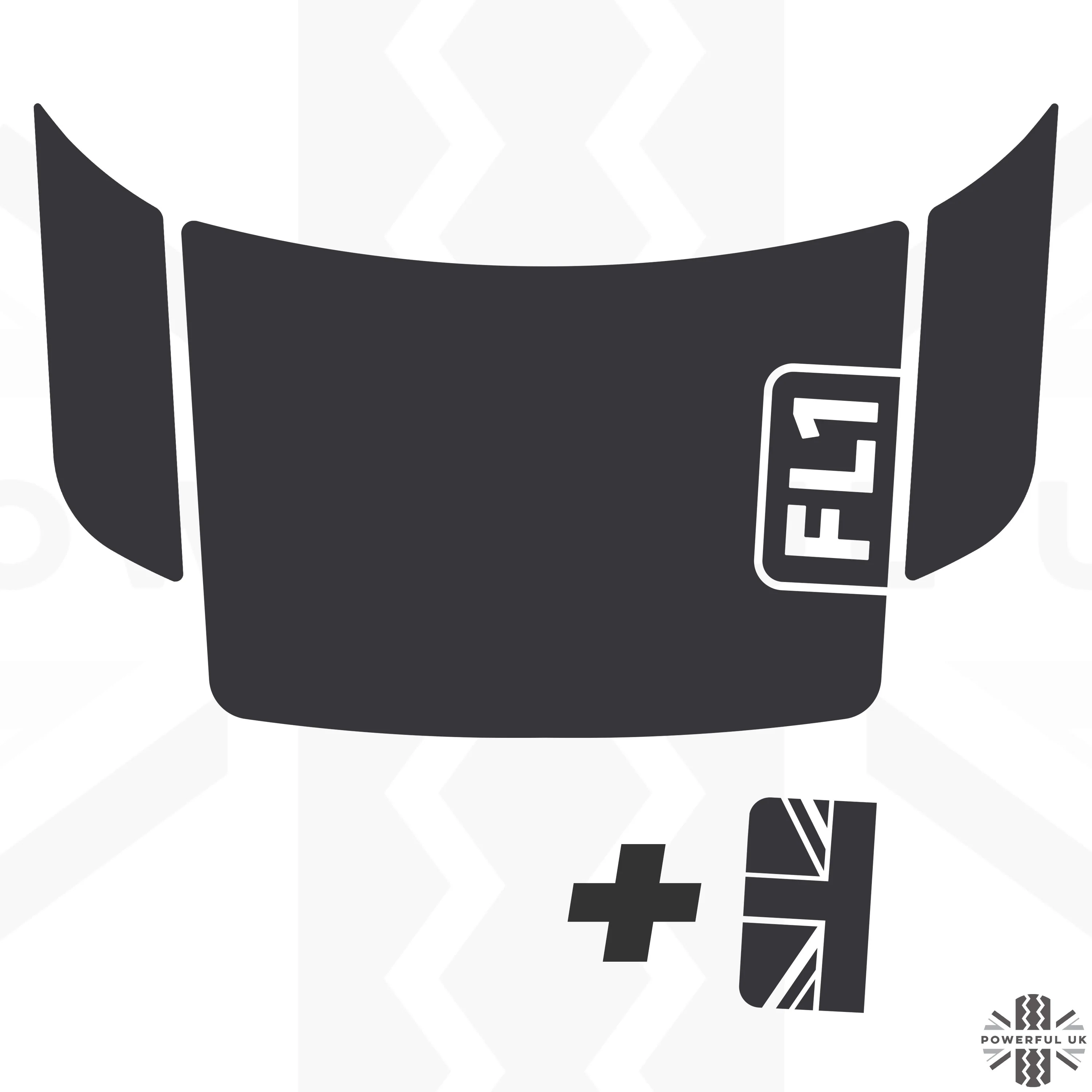 Bonnet Decal Set - FL1 & Union Jack Inserts - for Land Rover Freelander 1 - Image 4