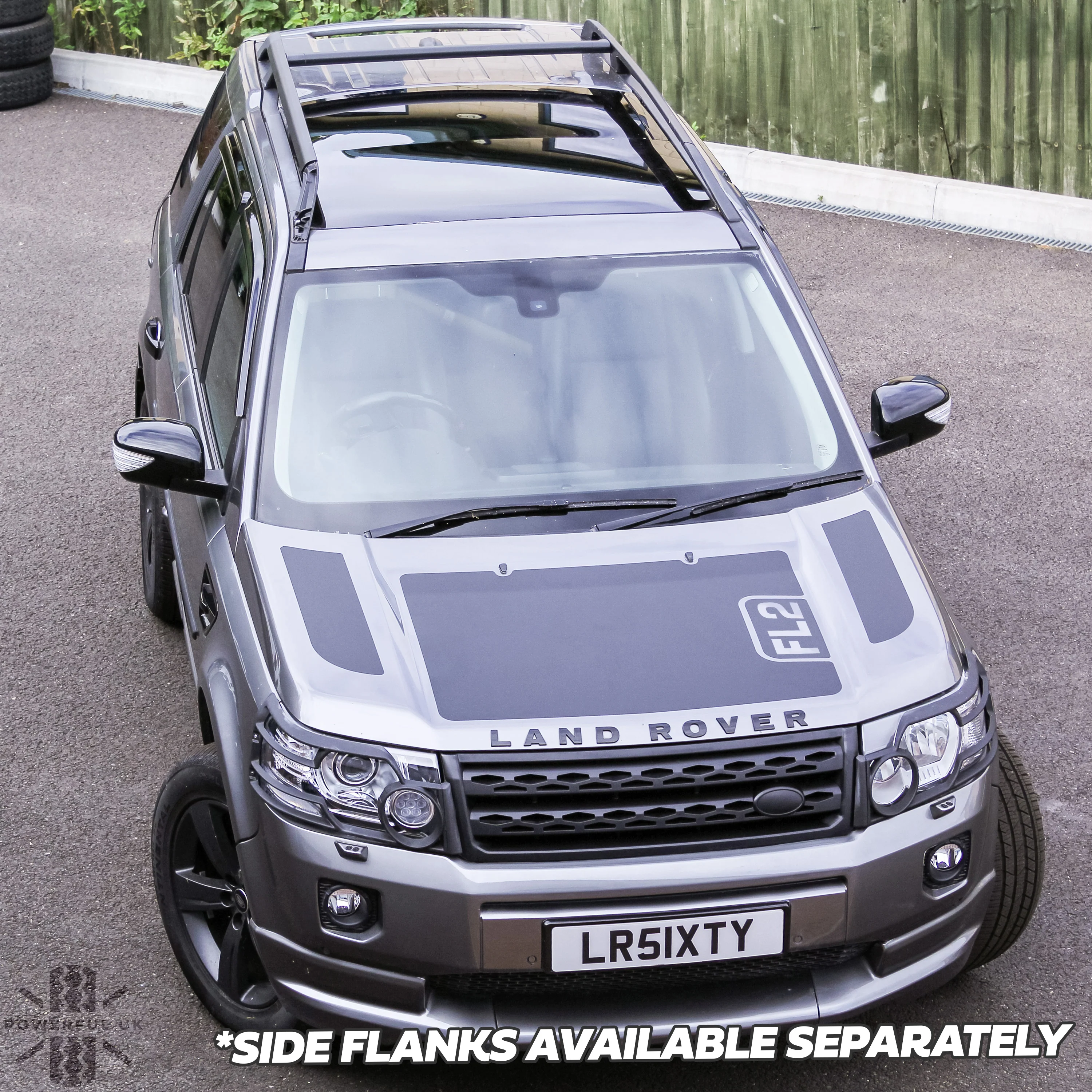 Bonnet Decal Set - Single Insert for Land Rover Freelander 2 - Image 3