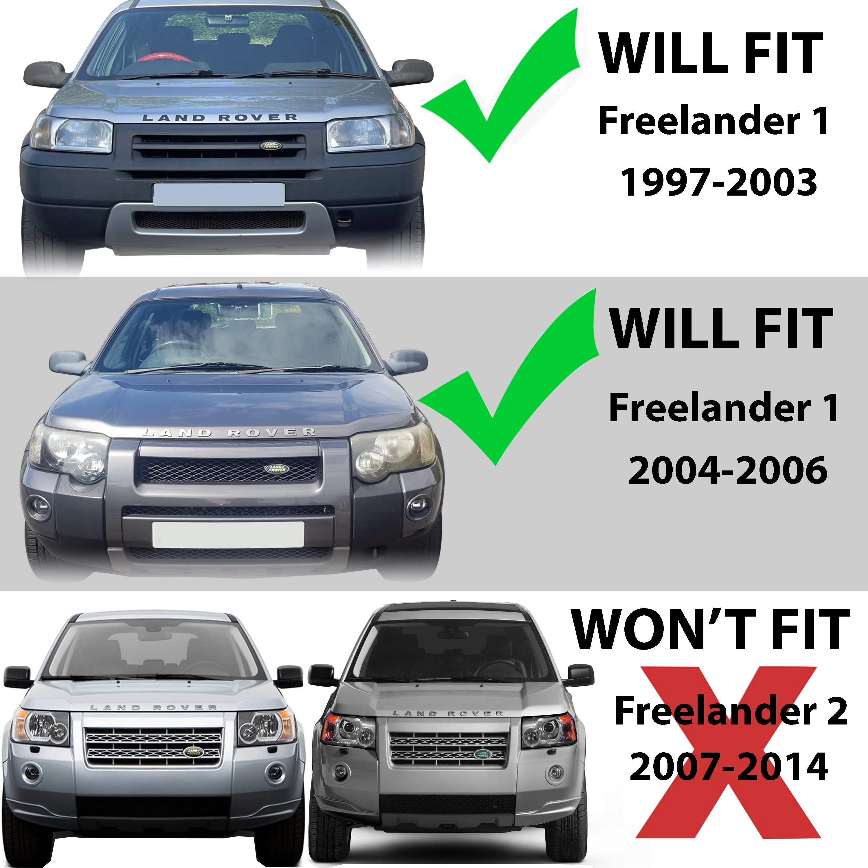 Bonnet Decal Set - Union Jack - for Land Rover Freelander 1 - Image 8