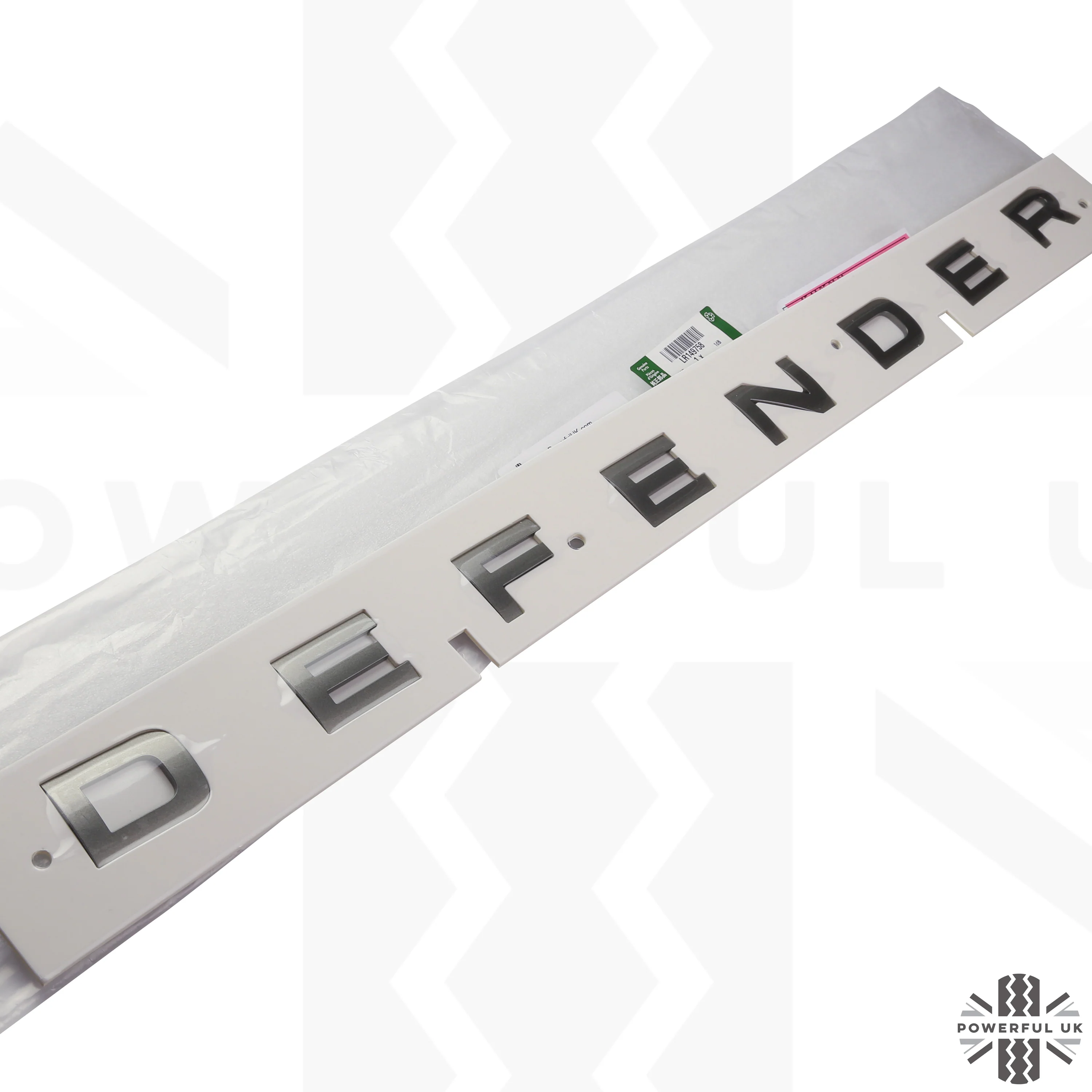 Bonnet Lettering - Silicon Silver - for Land Rover Defender L663 - Image 2