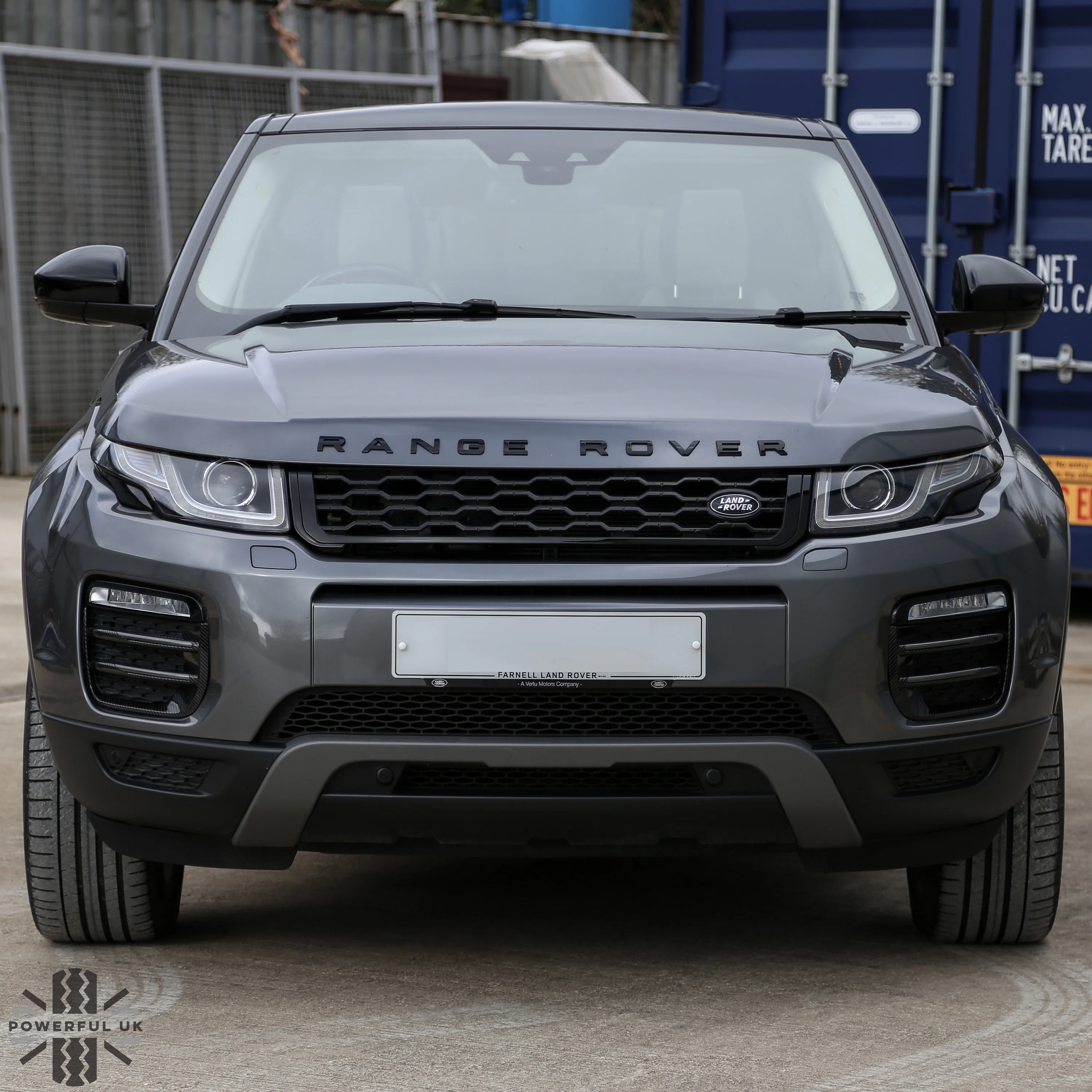Carbon Fibre Effect Front fog Surrounds wih Silver Inserts for Range Rover Evoque SE & HSE (2016-19) - Image 2
