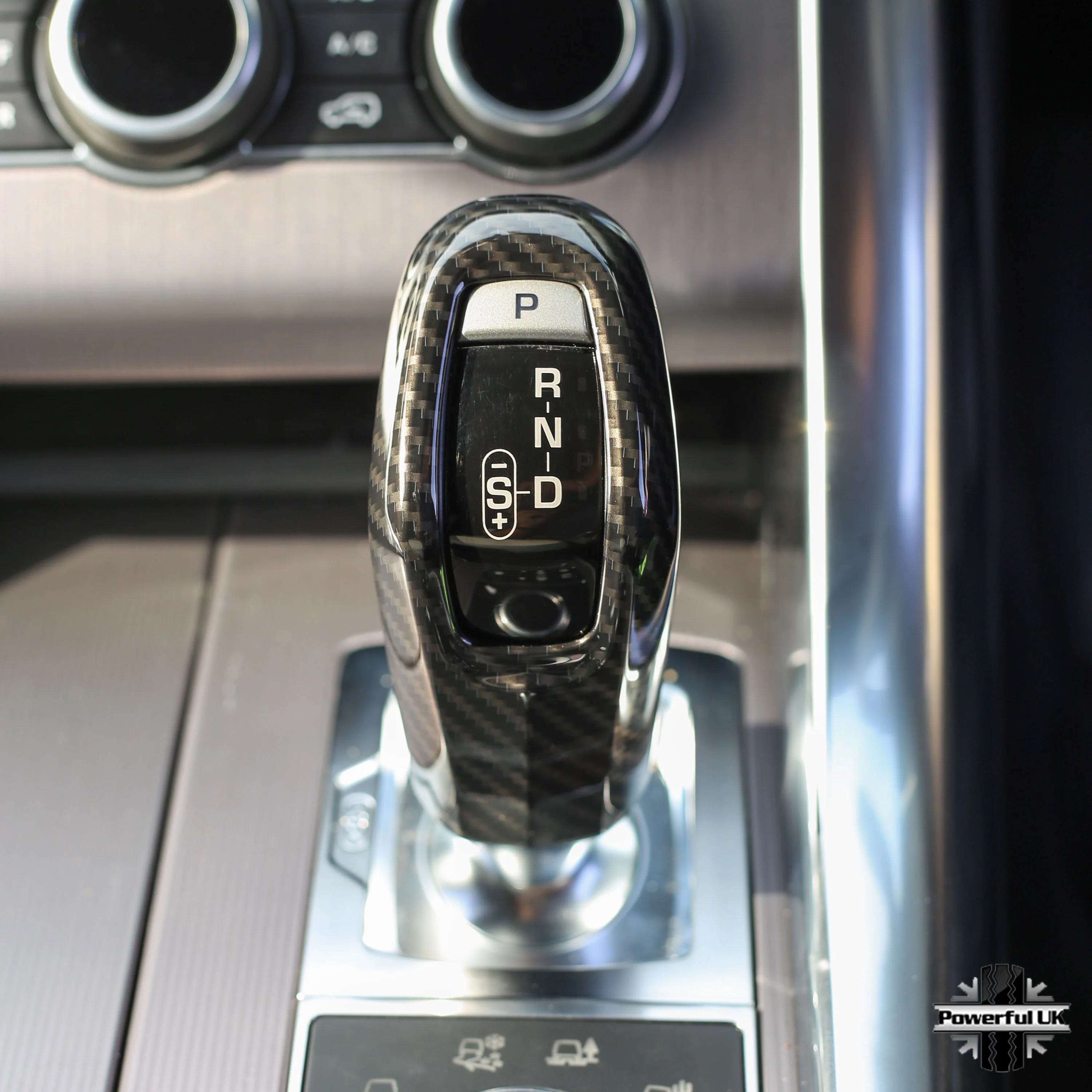 Carbon Fibre Effect Gear Lever Selector Trim Cover to fit Range Rover Sport L494 - Image 6