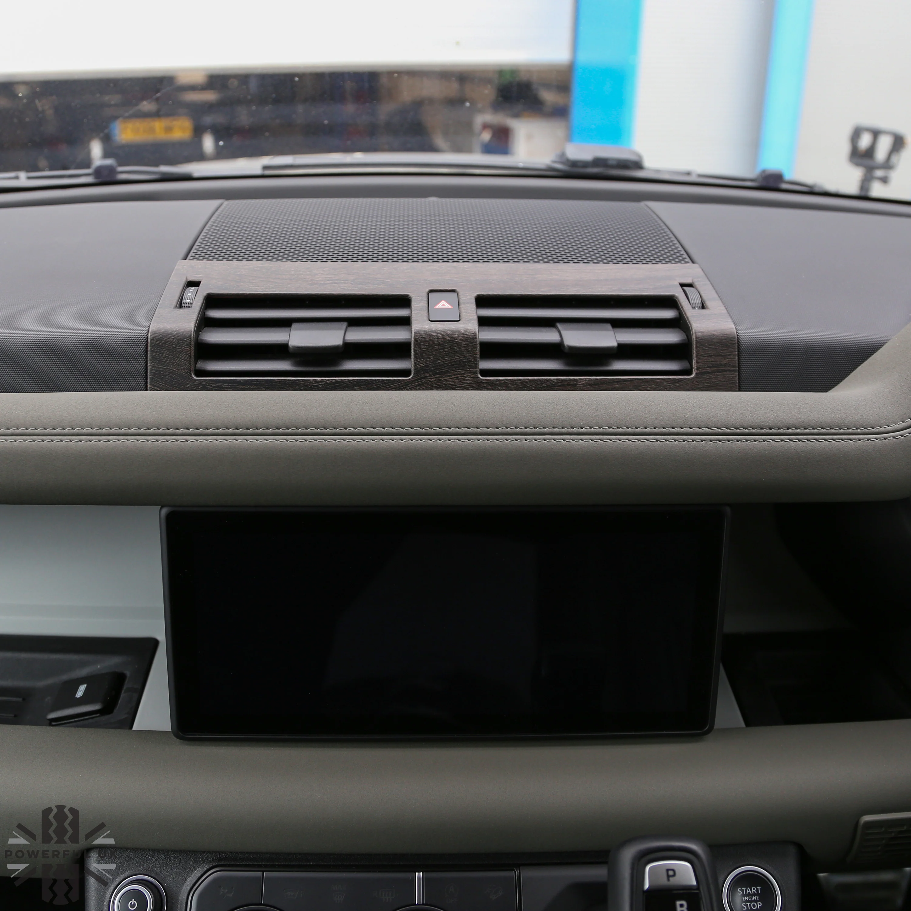 Centre Air Vent Cover Trim - Oak Wood - for Land Rover Defender L663 - Image 4