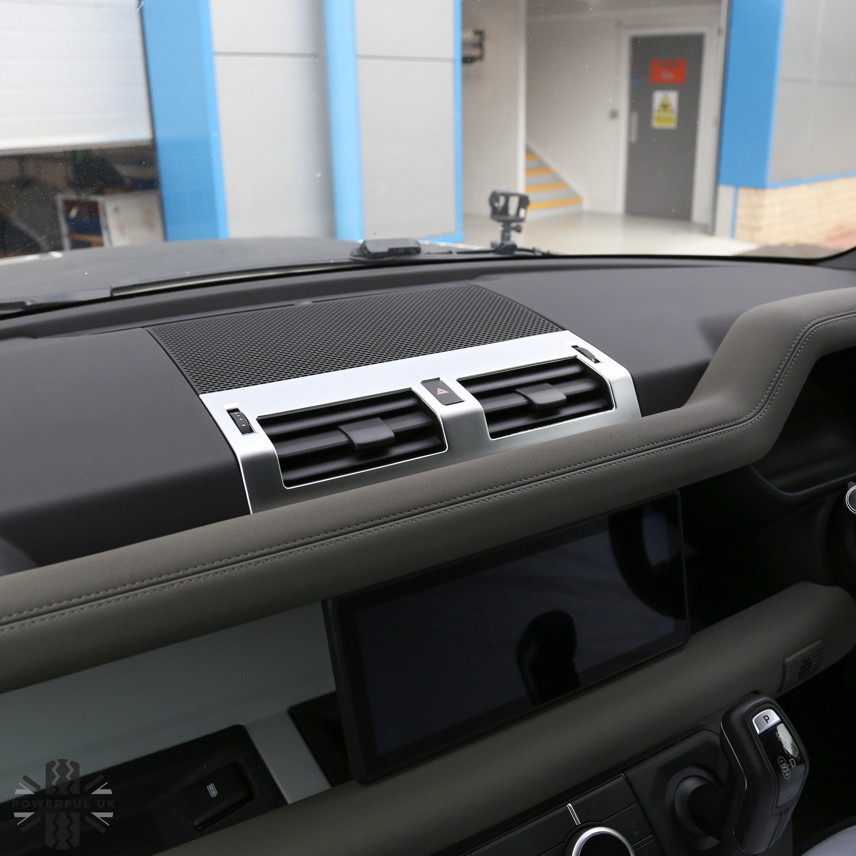 Centre Air Vent Cover Trim - Silver - for Land Rover Defender L663 - Image 4