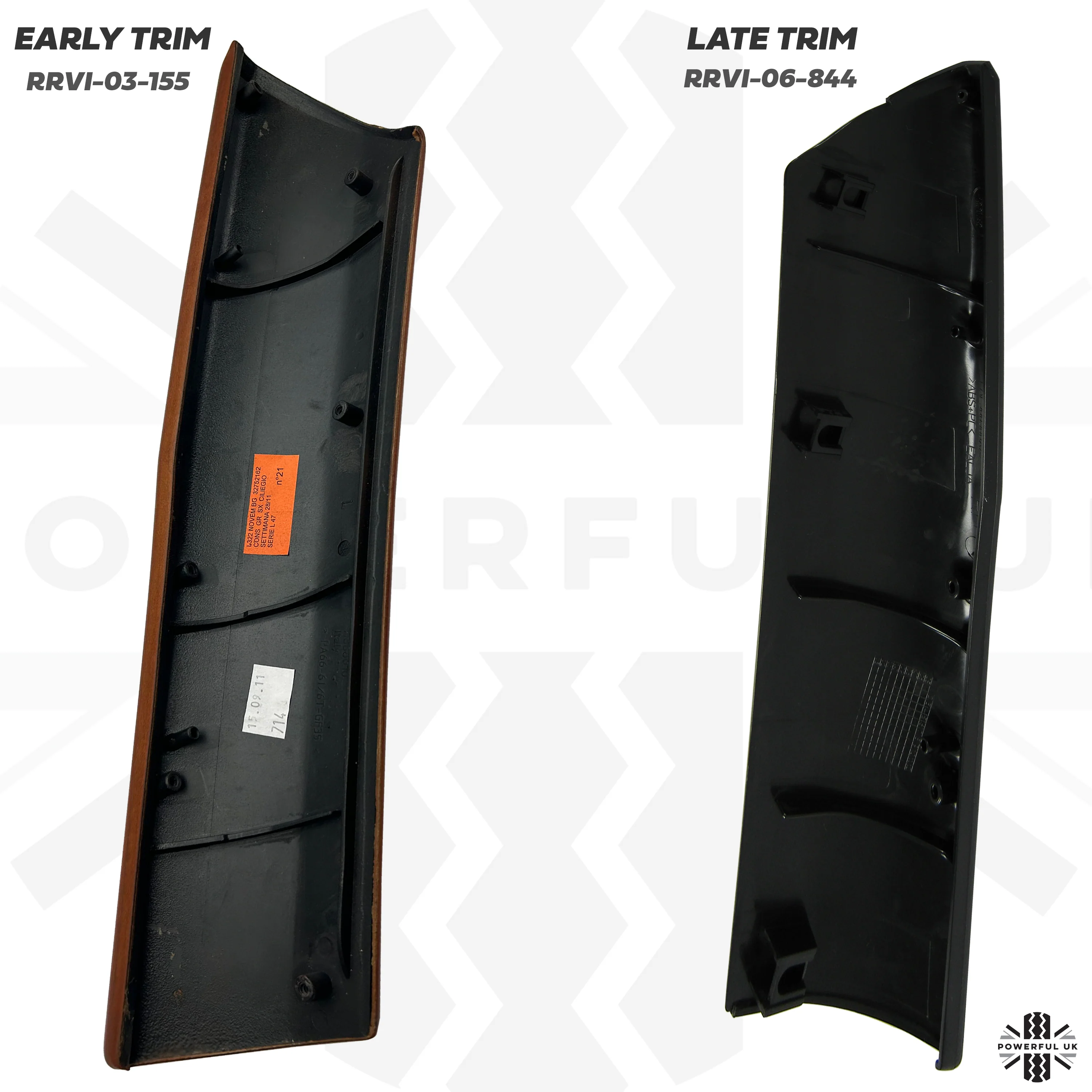 Centre Console Dash Pillar Black Piano for Range Rover L322 - Pair - Image 6