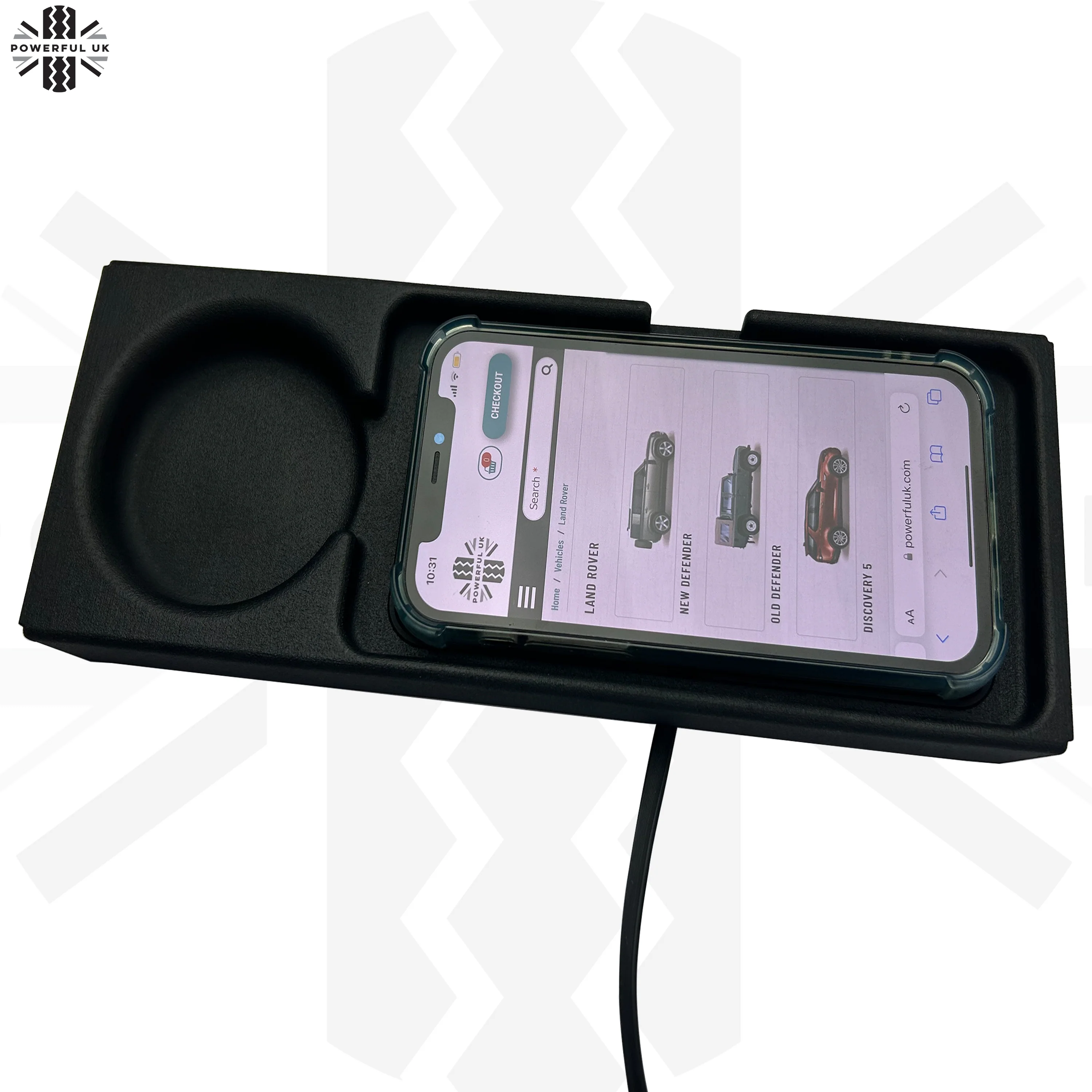Centre Console Wireless Phone Charging Kit for Land Rover Defender L663 - USB-C - Image 9