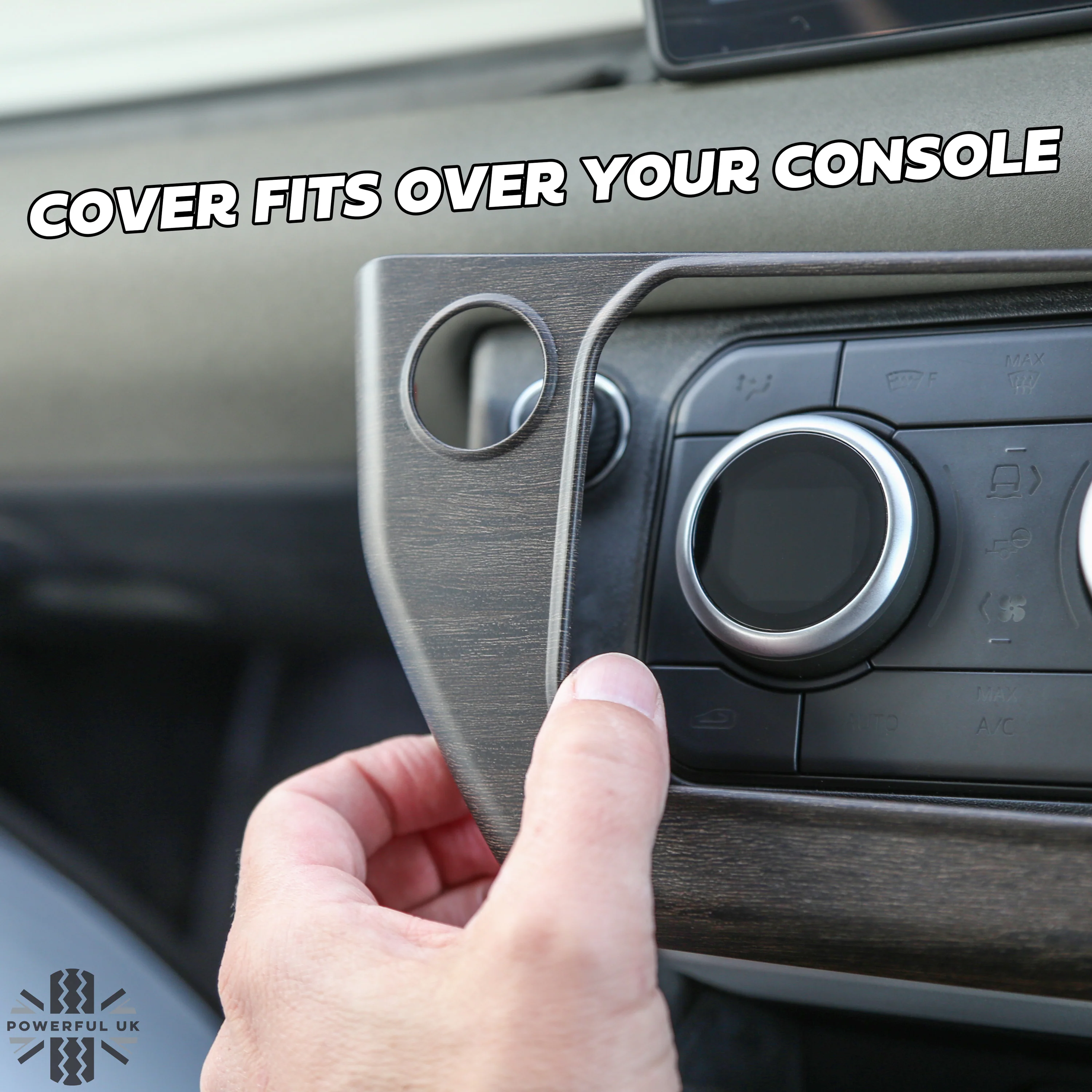 Centre Dash Cover Trim - Silver - for Land Rover Defender L663 - Image 8