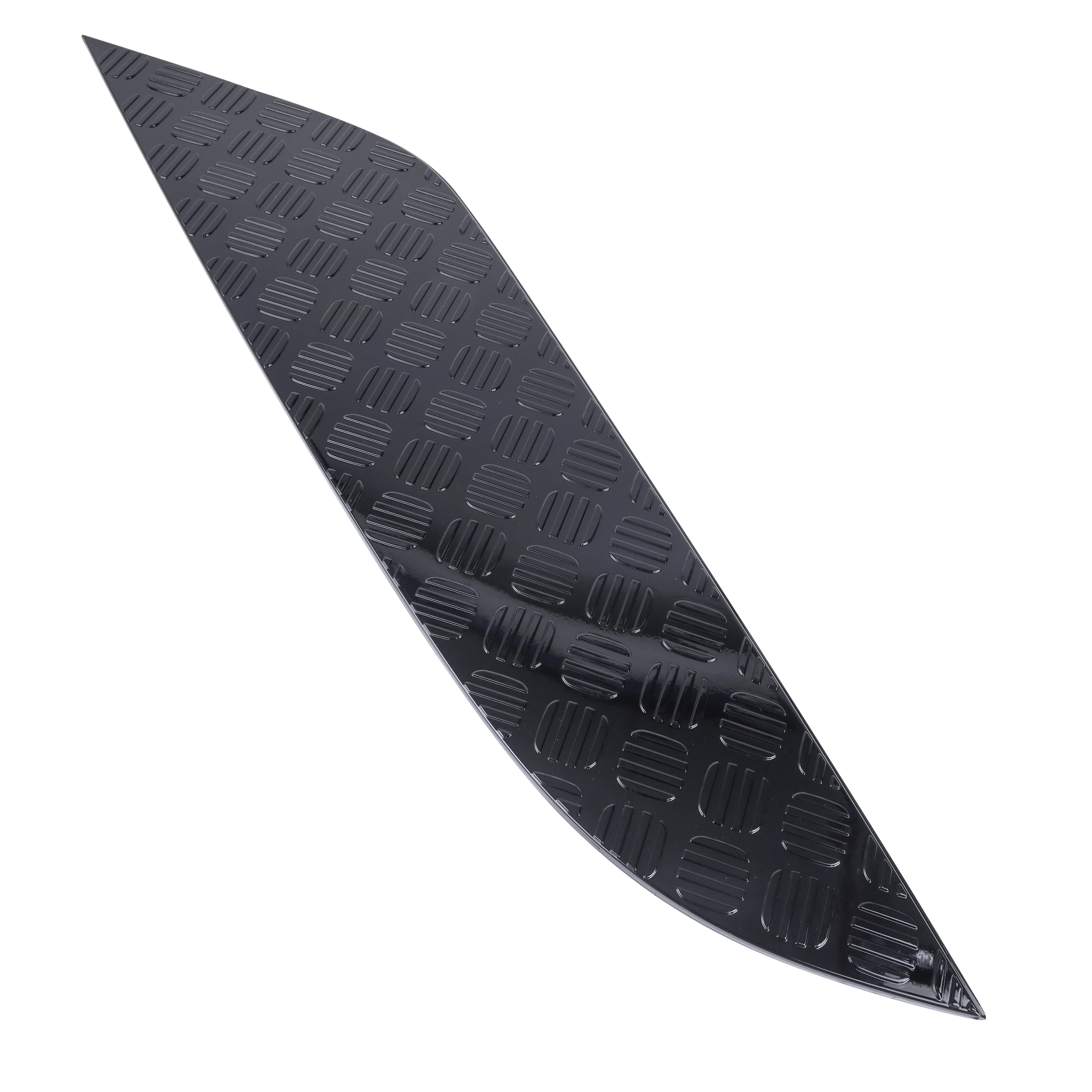 Chequer Bonnet Trim (Genuine) for Land Rover Defender L663 -  Gloss Black - Right - Image 4