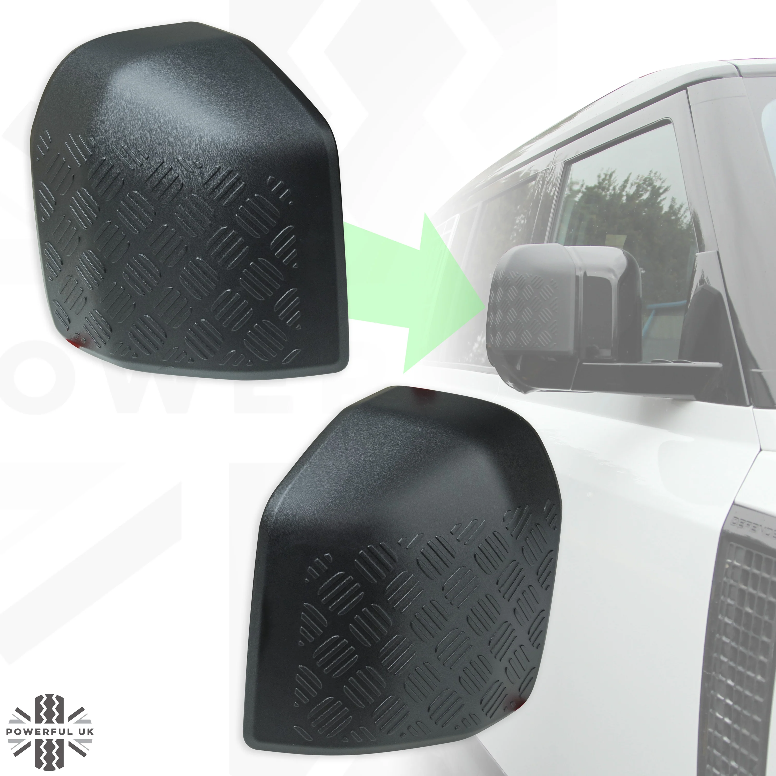 Chequer Plate 5pc Accessory Set (genuine) for Land Rover Defender L663 - Image 4
