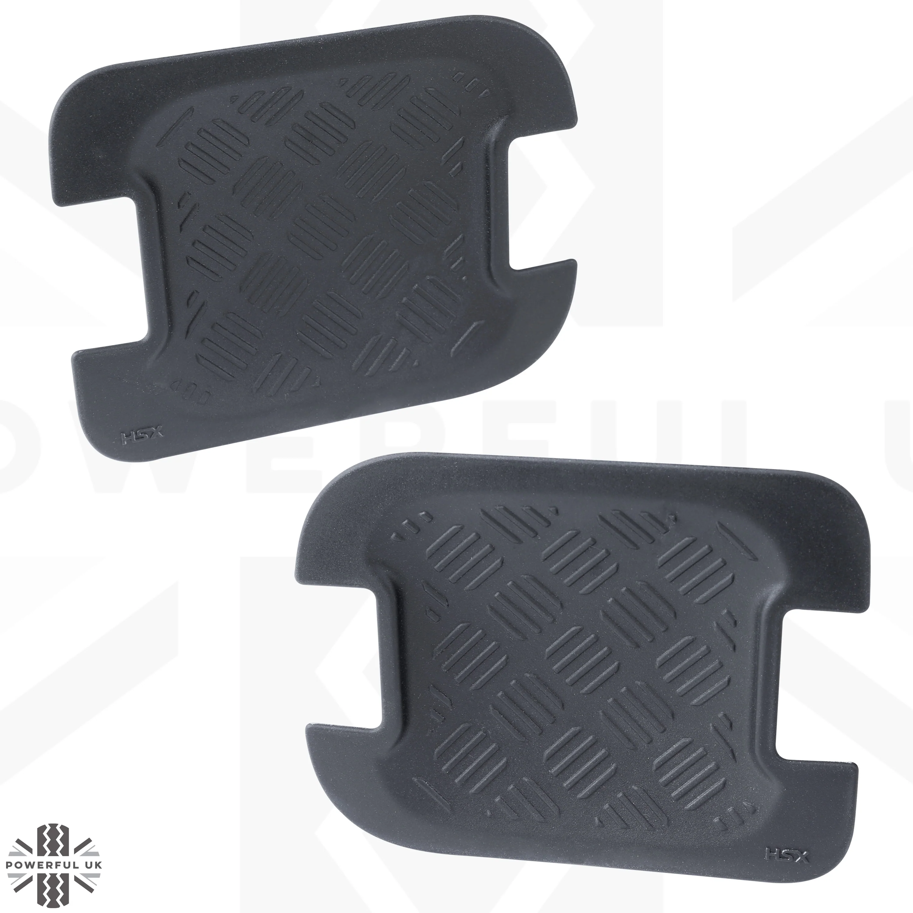 Chequer Plate Door Handle Scuff Plates (2pc) for Land Rover Defender L663 90 (2 door) - Image 9