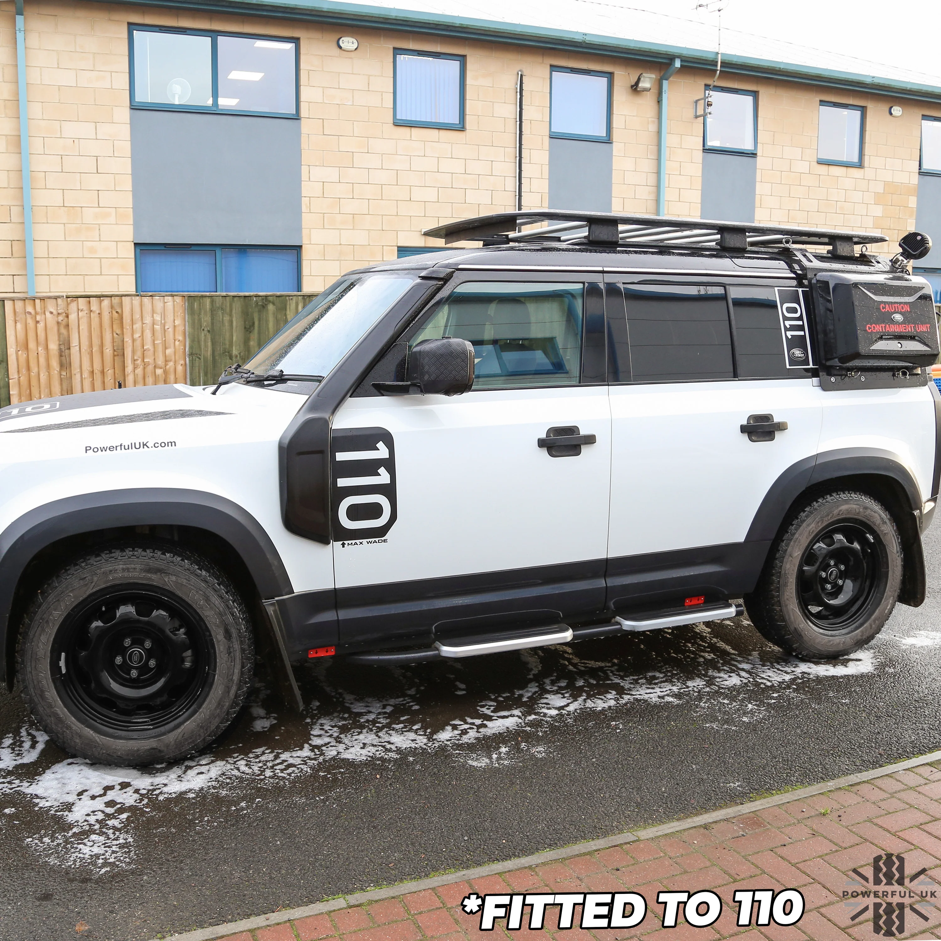 Chequer Plate Door + Tailgate Scuff Plate Kit (3pc) for Land Rover Defender L663 90 (2 door) - Image 5