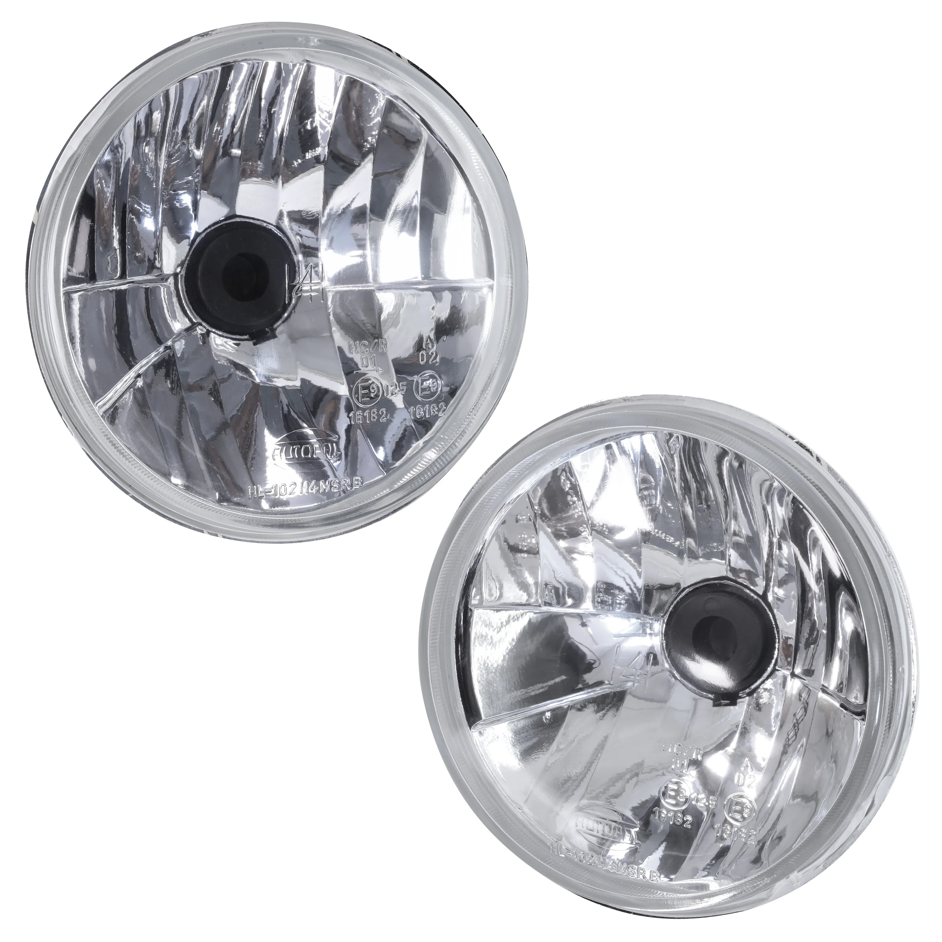 Chrystal Halogen H4 Headlight Upgrade kit - RHD - for Land Rover Series 1 2 3