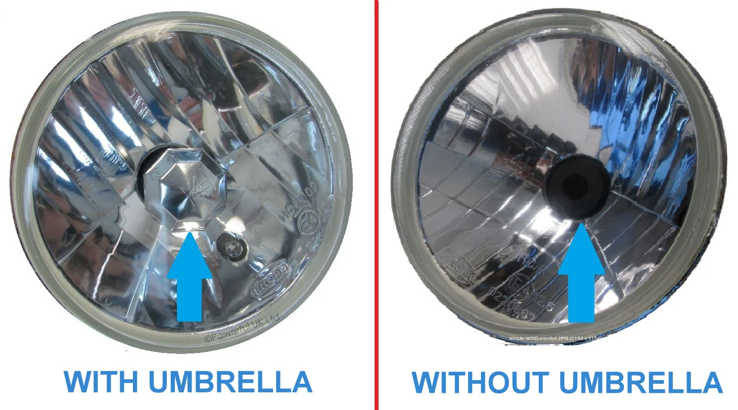 Classic Mini Full Crystal Headlight Upgrade kit (Lamps + Bowls + Bulbs ) - RHD - Image 8