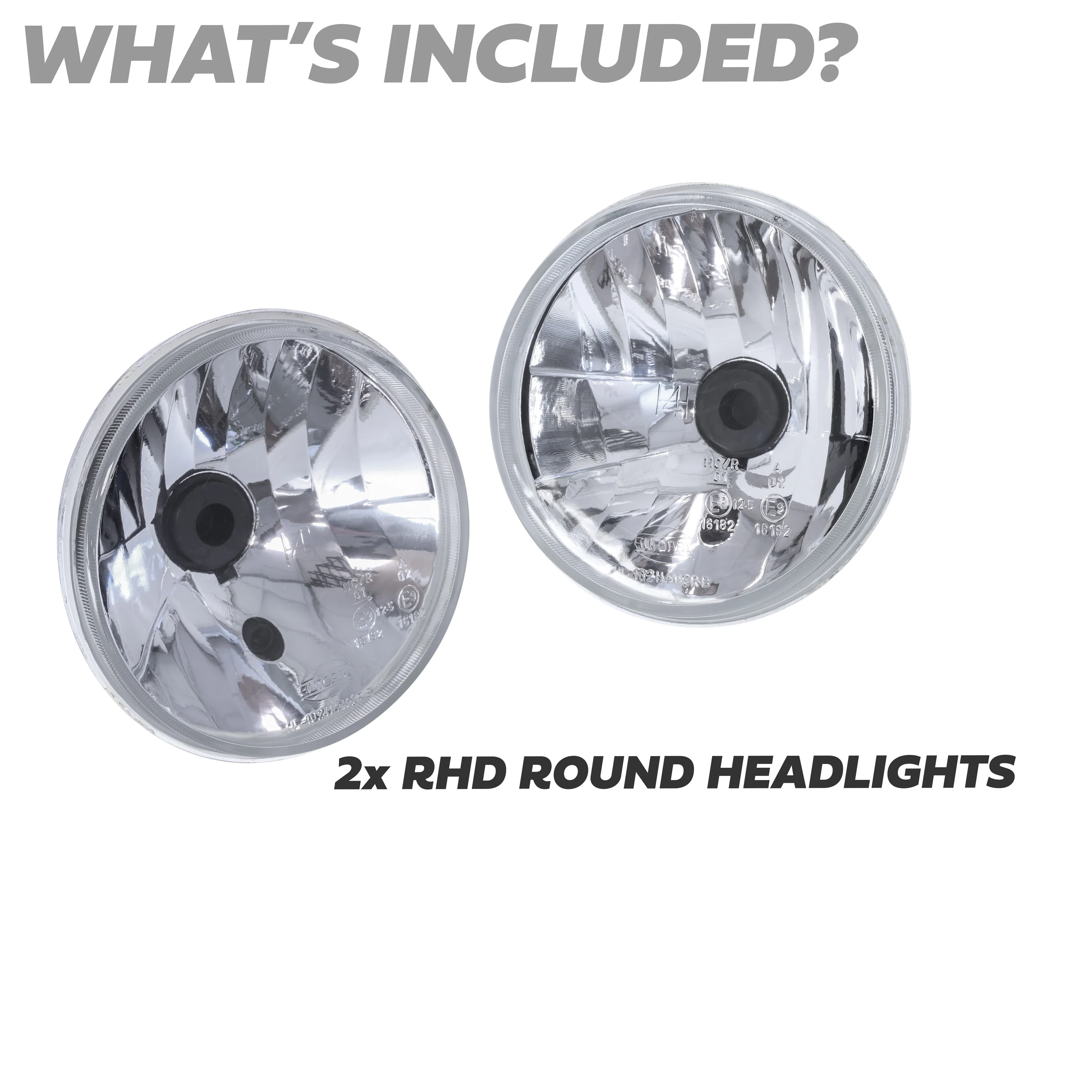 Crystal Halogen Headlight Conversion Upgrade Bedford (Pair) - RHD - Image 6