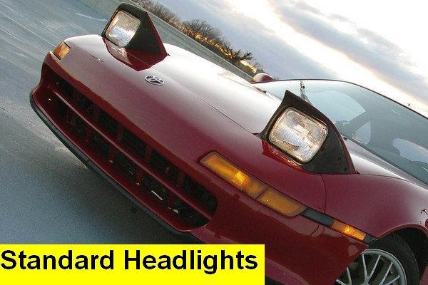 Crystal Square Headlights Toyota Celica (Pair) with E Mark - RHD - Image 2