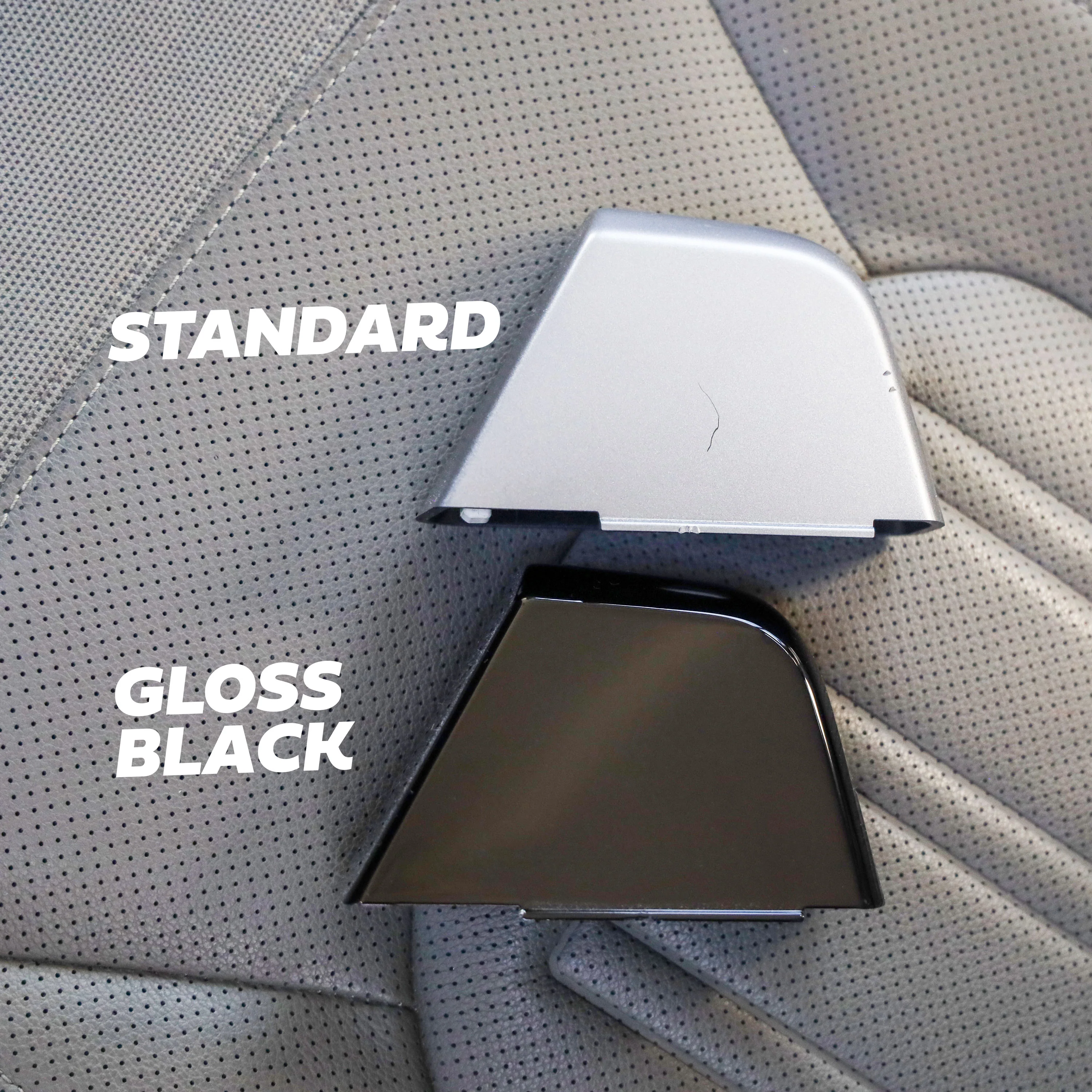 Cubby Box Hinge Covers in Gloss Black for Land Rover Defender L663 - Image 5