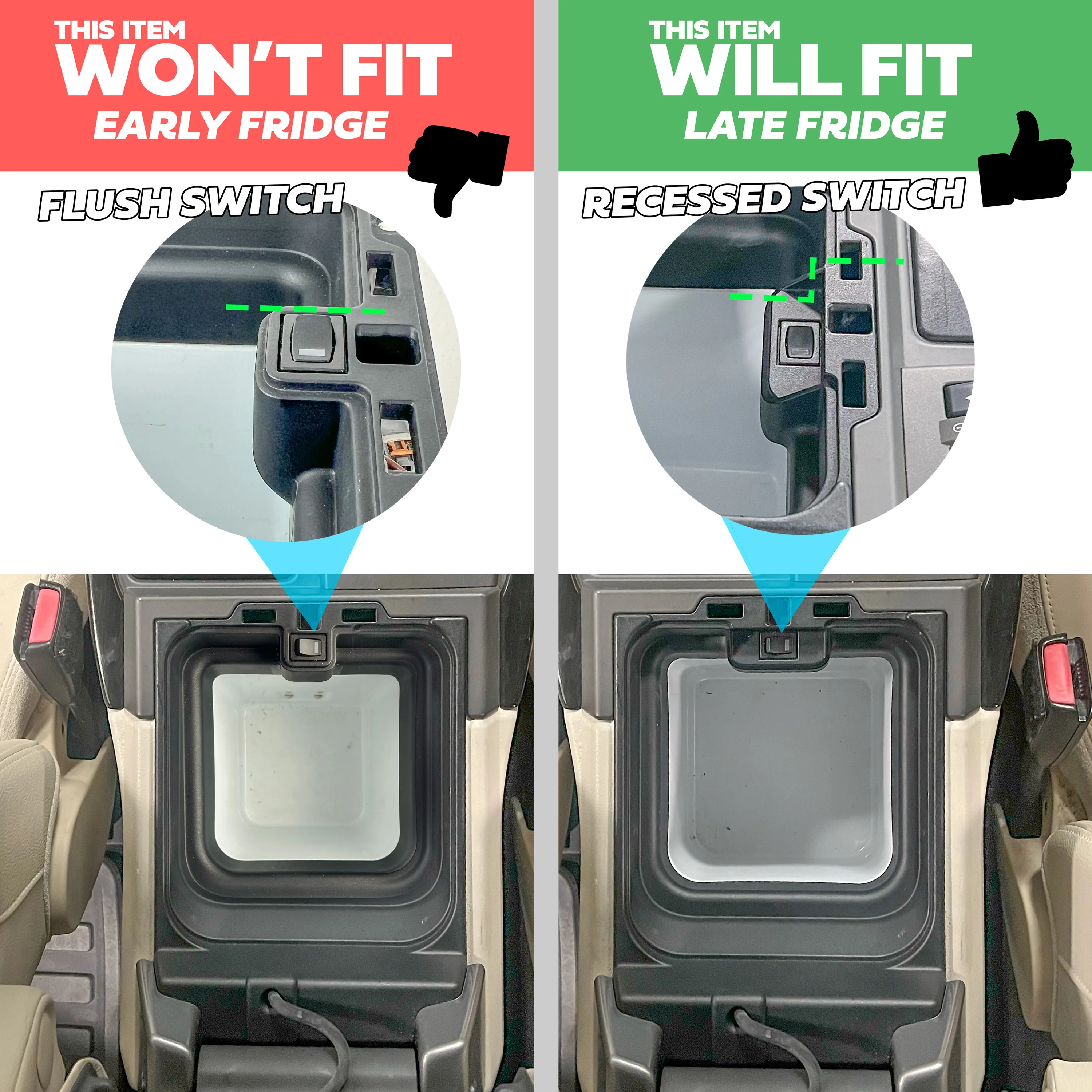 Cubby Box Wireless Phone Charging Kit for Land Rover Discovery 3/4 (with LATE Fridge) - Image 10