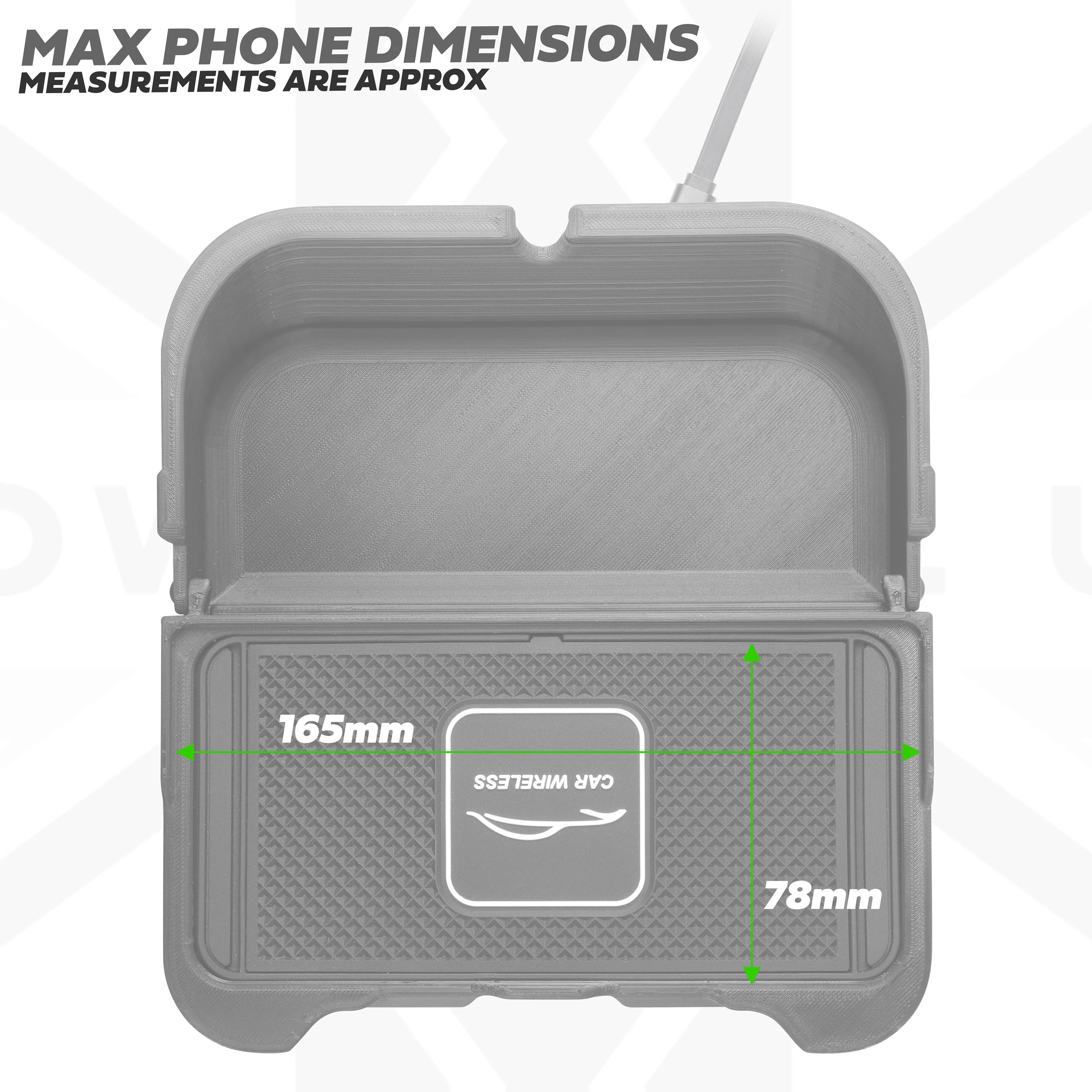 Cubby Box Wireless Phone Charging Kit for Range Rover Sport L320 (with LATE Fridge) - Image 8