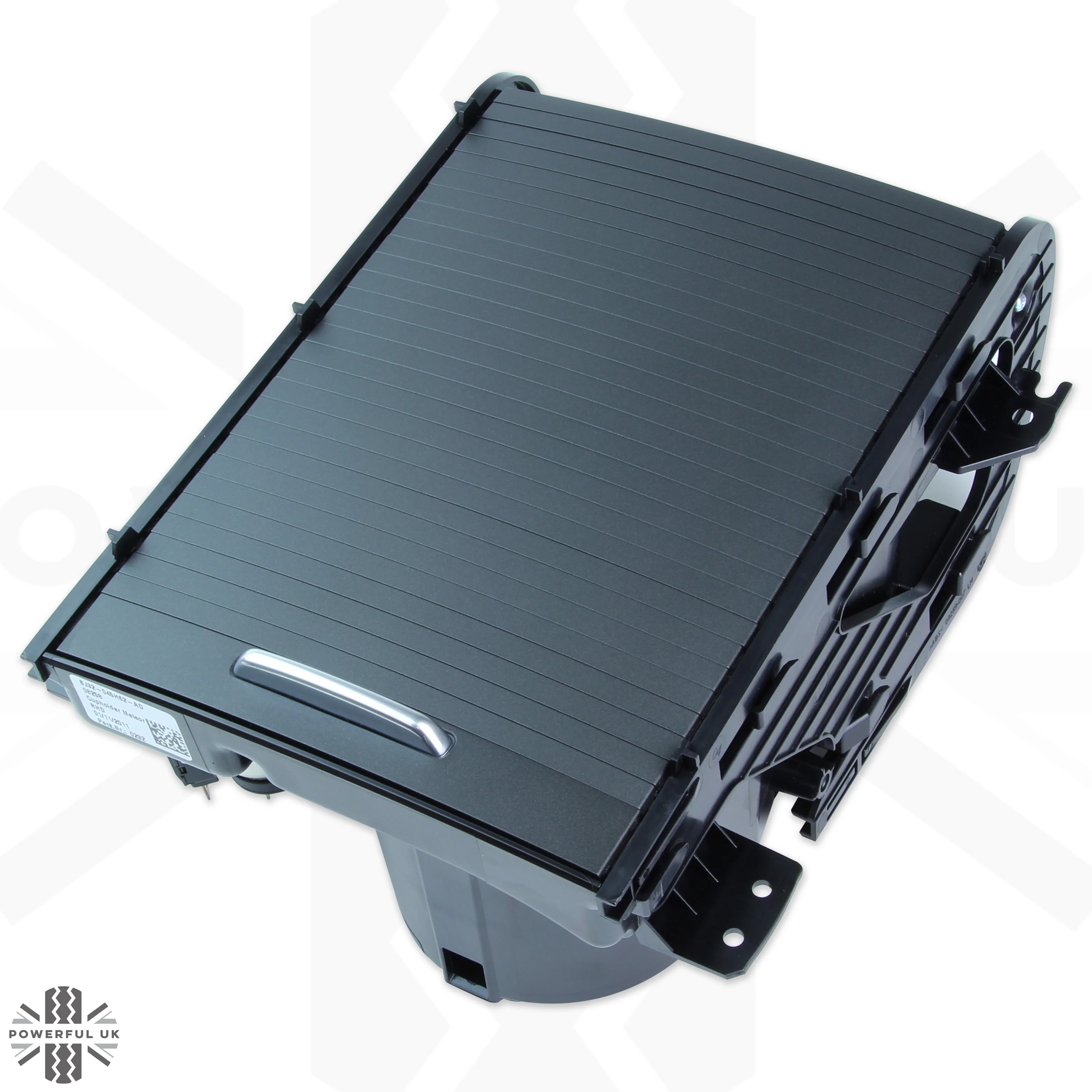 Genuine Cupholder Sliding Compartment for Range Rover Evoque 2011-18 RHD - Meteor Grey - Image 5