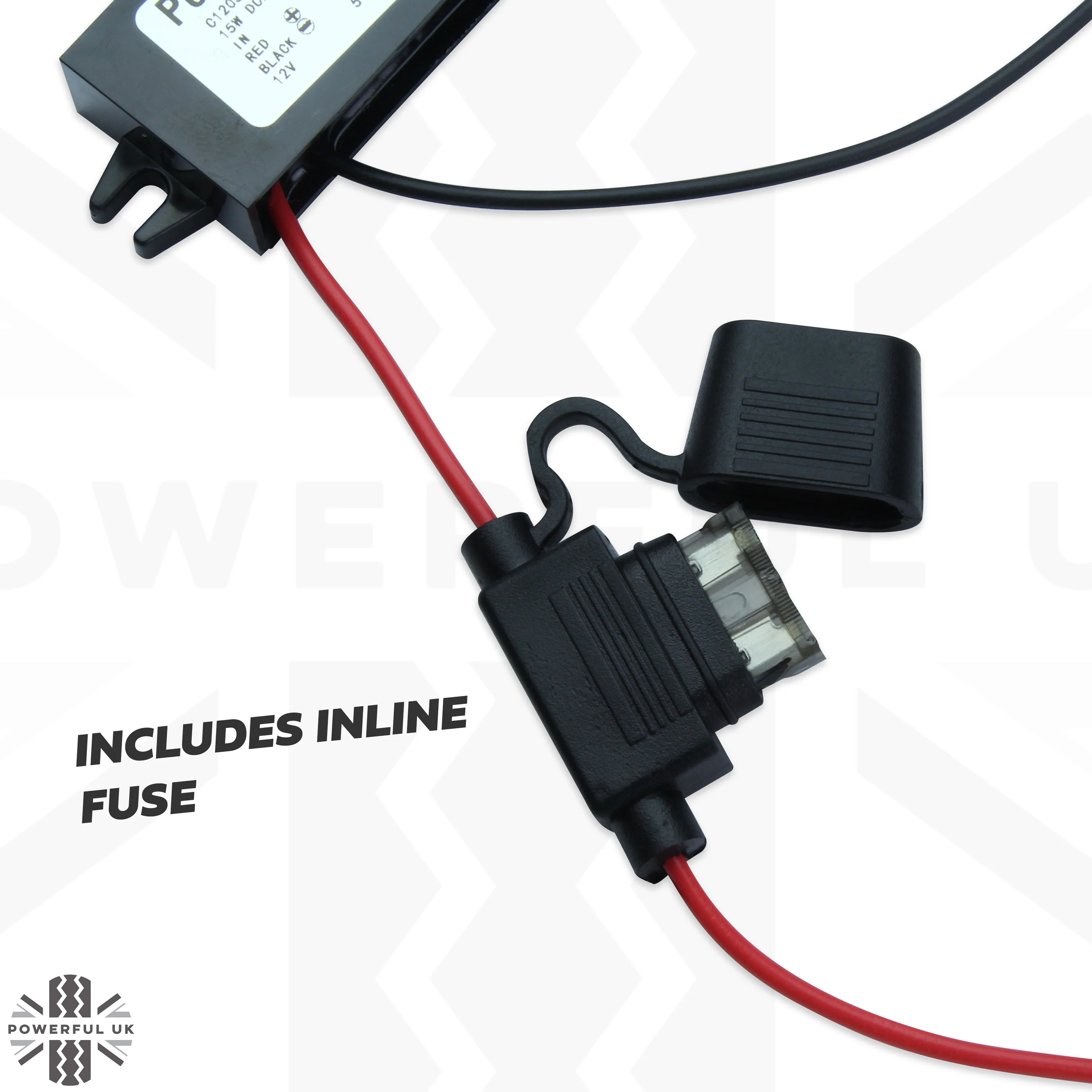 Dash Cam Hardwire Kit For Jaguar XF with EARLY overhead console - USB-C - Image 5