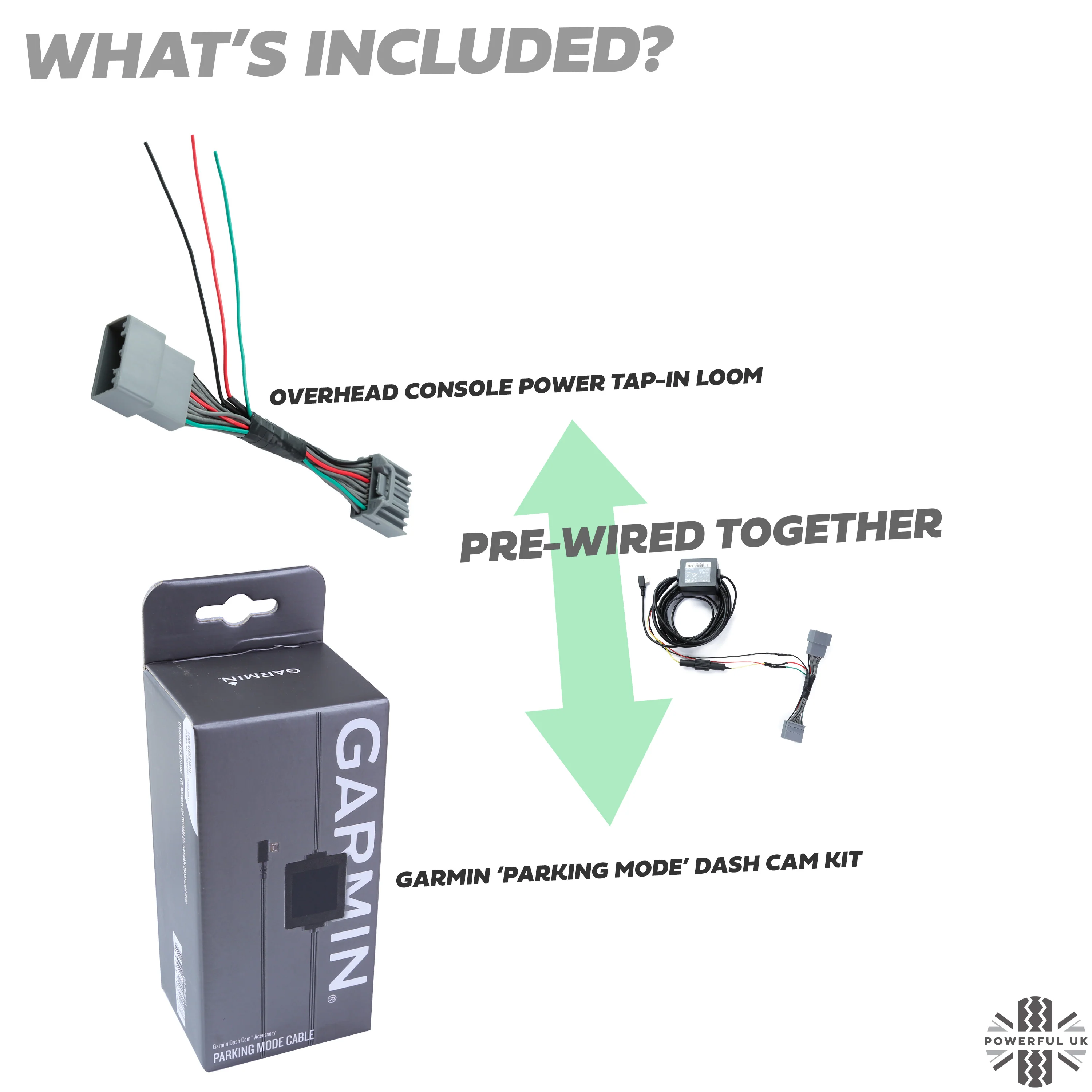 Dash Cam Overhead Console Wiring Kit - Garmin Hardwire Kit For Range Rover L405 - Image 5