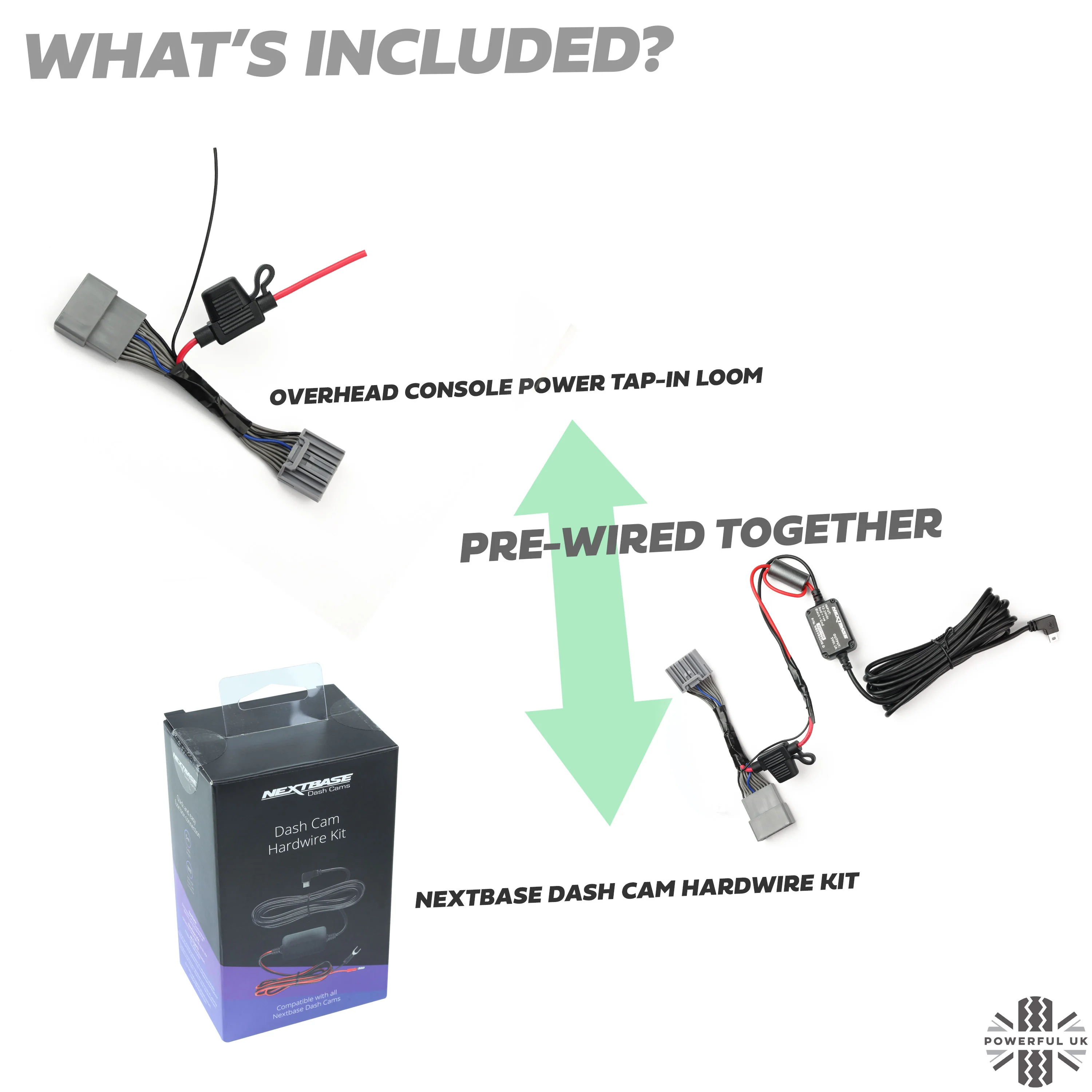 Dash Cam Overhead Console Wiring Kit - Nextbase Hardwire Kit For Range Rover L460 - Image 4