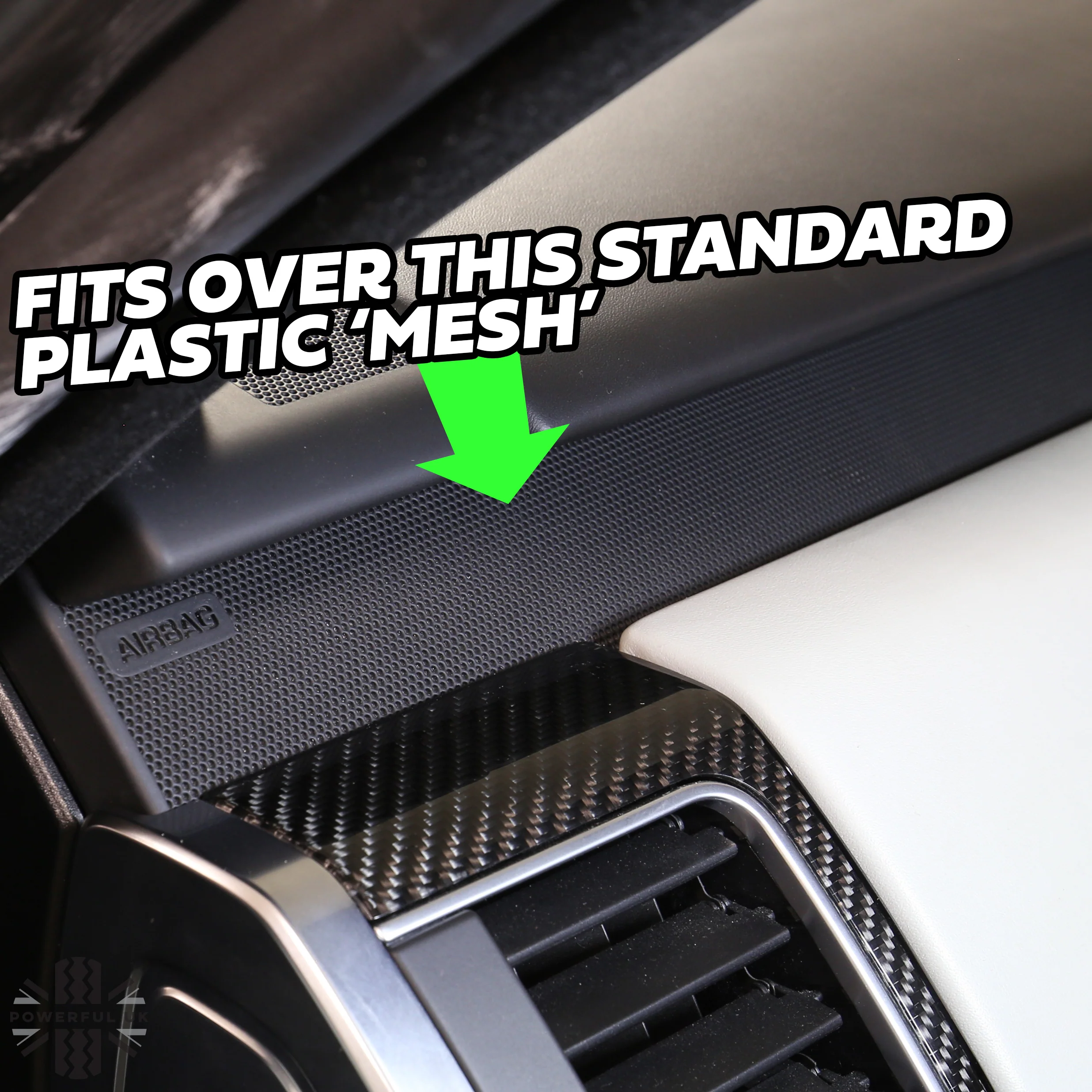 Dash Insert Kit - Range Rover Sport L494 (LHD) - Satin Black - Image 6