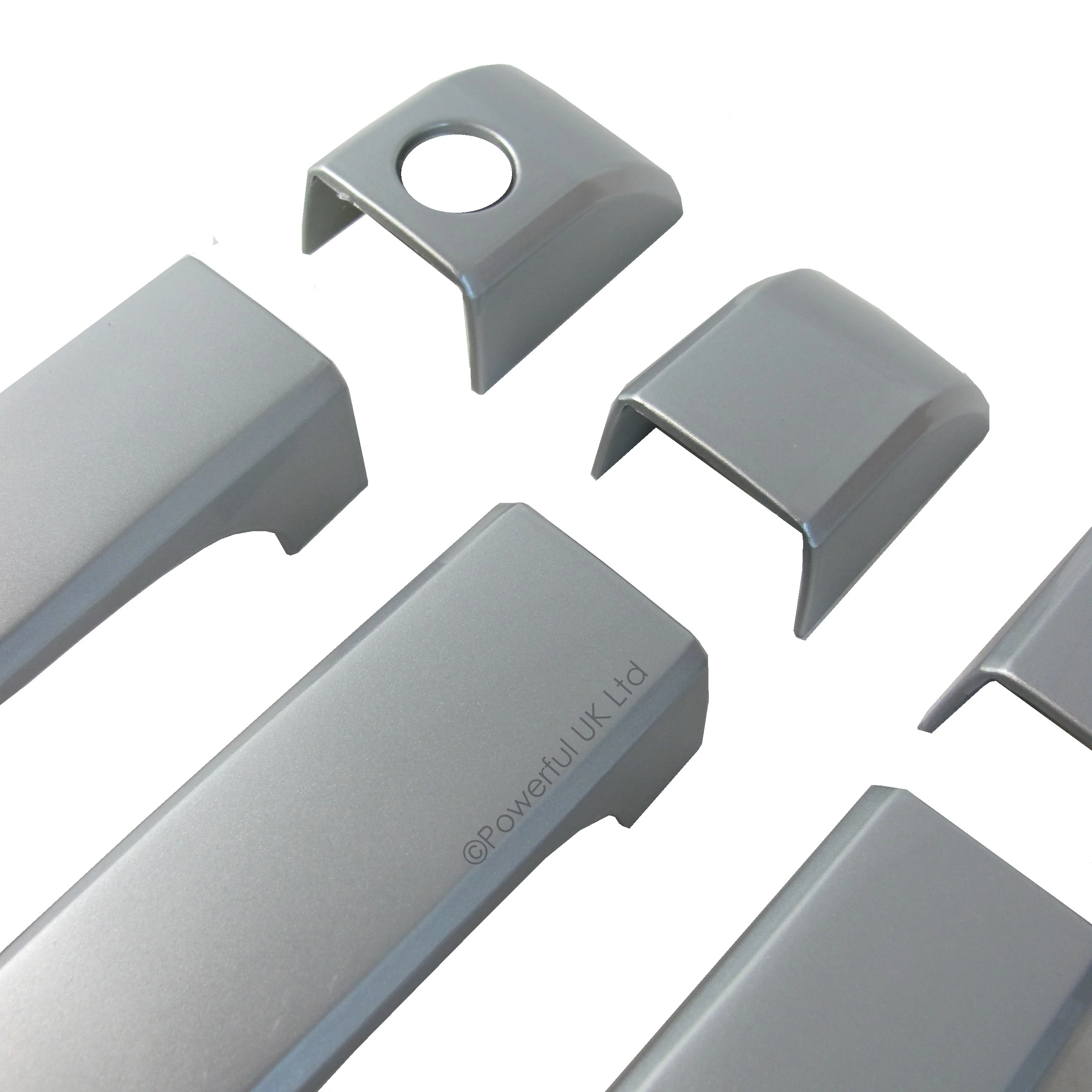 Door Handle Covers (8pc) for Range Rover L322   - Zermatt Silver - Image 3