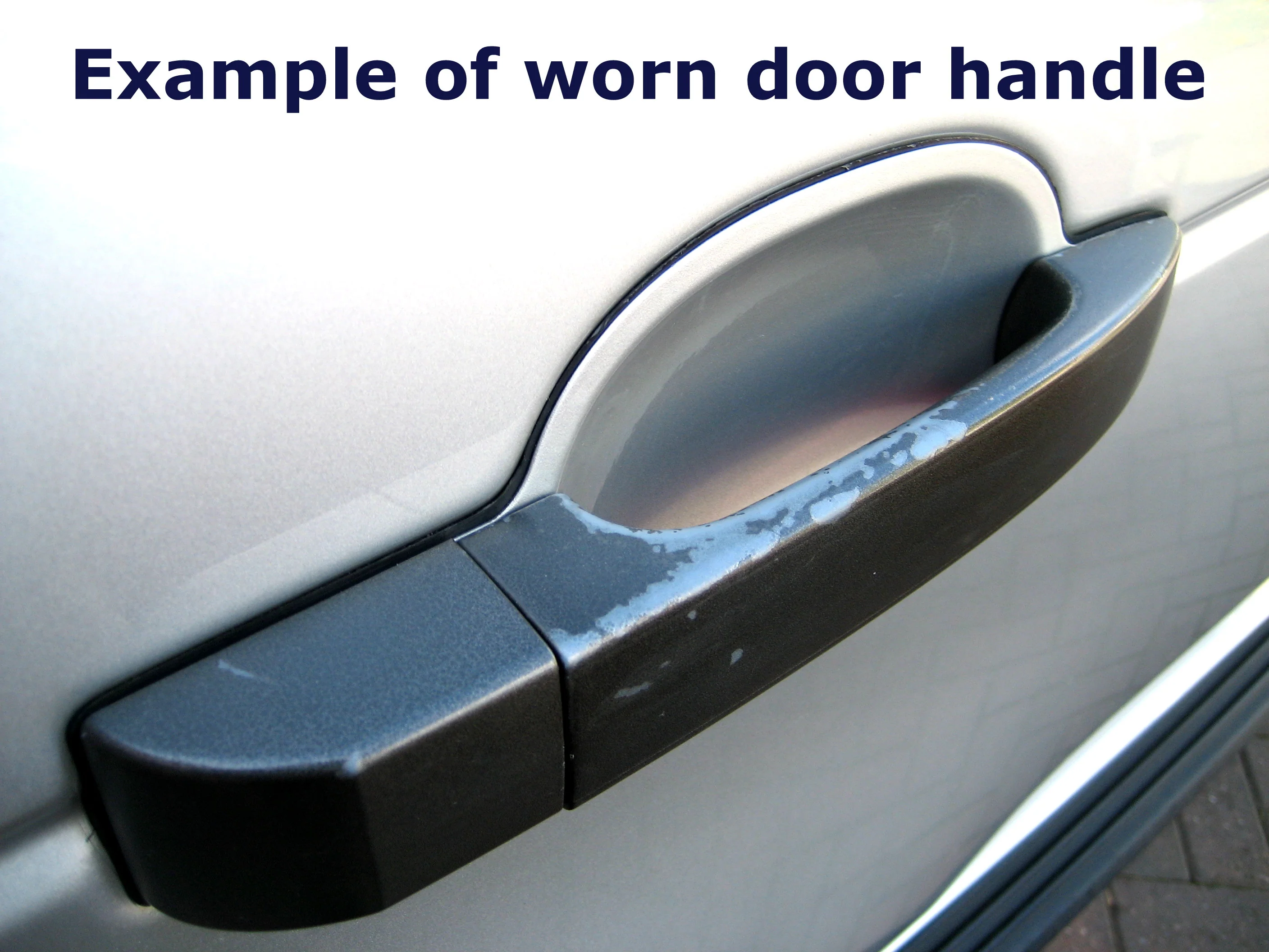 Door Handle Covers (8pc) for Range Rover L322   - Zermatt Silver - Image 4