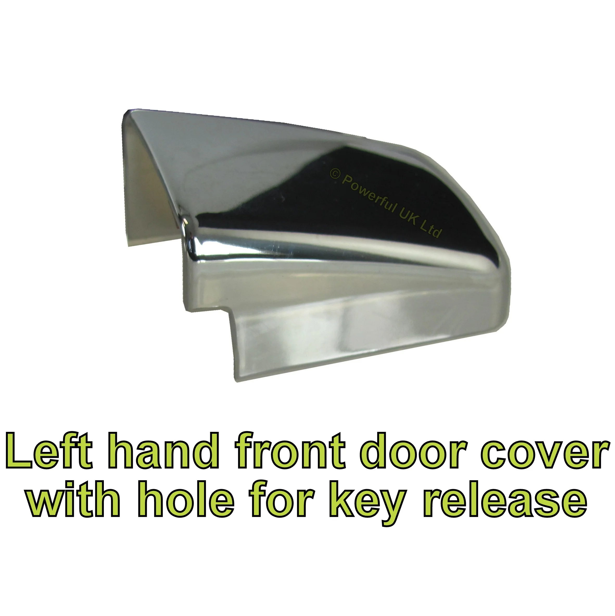 Door Handle Covers for Land Rover Discovery 3 fitted with 1 pc Handles  - Chrome - Image 3