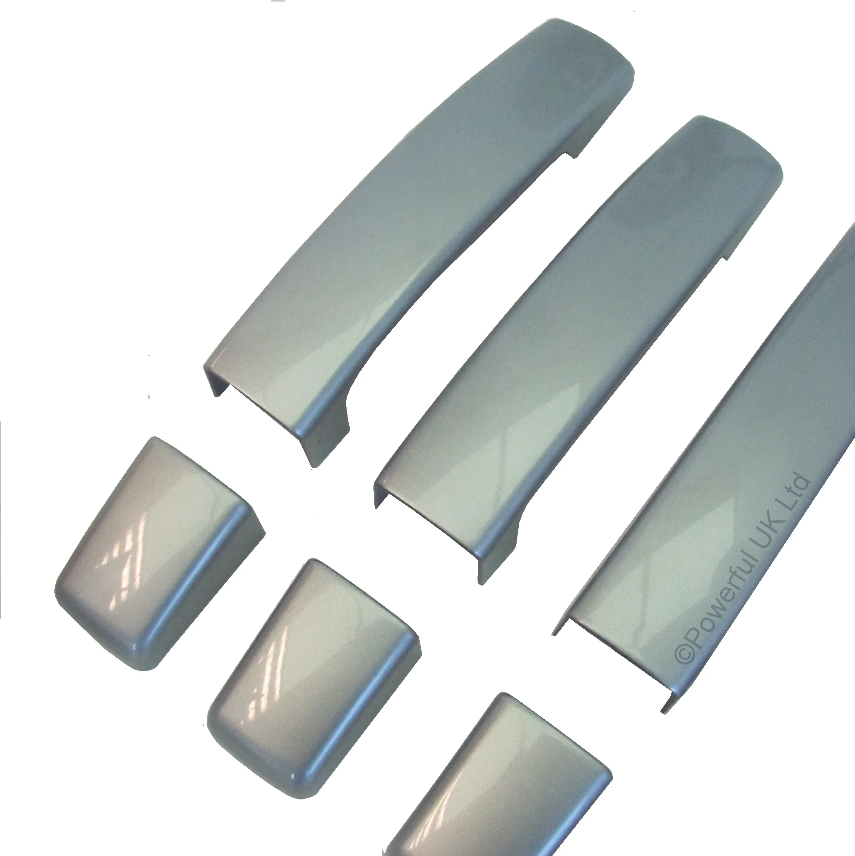 Door Handle Covers for Range Rover Sport L320 fitted with 1 pc Handles  - Zermatt Silver - Image 3