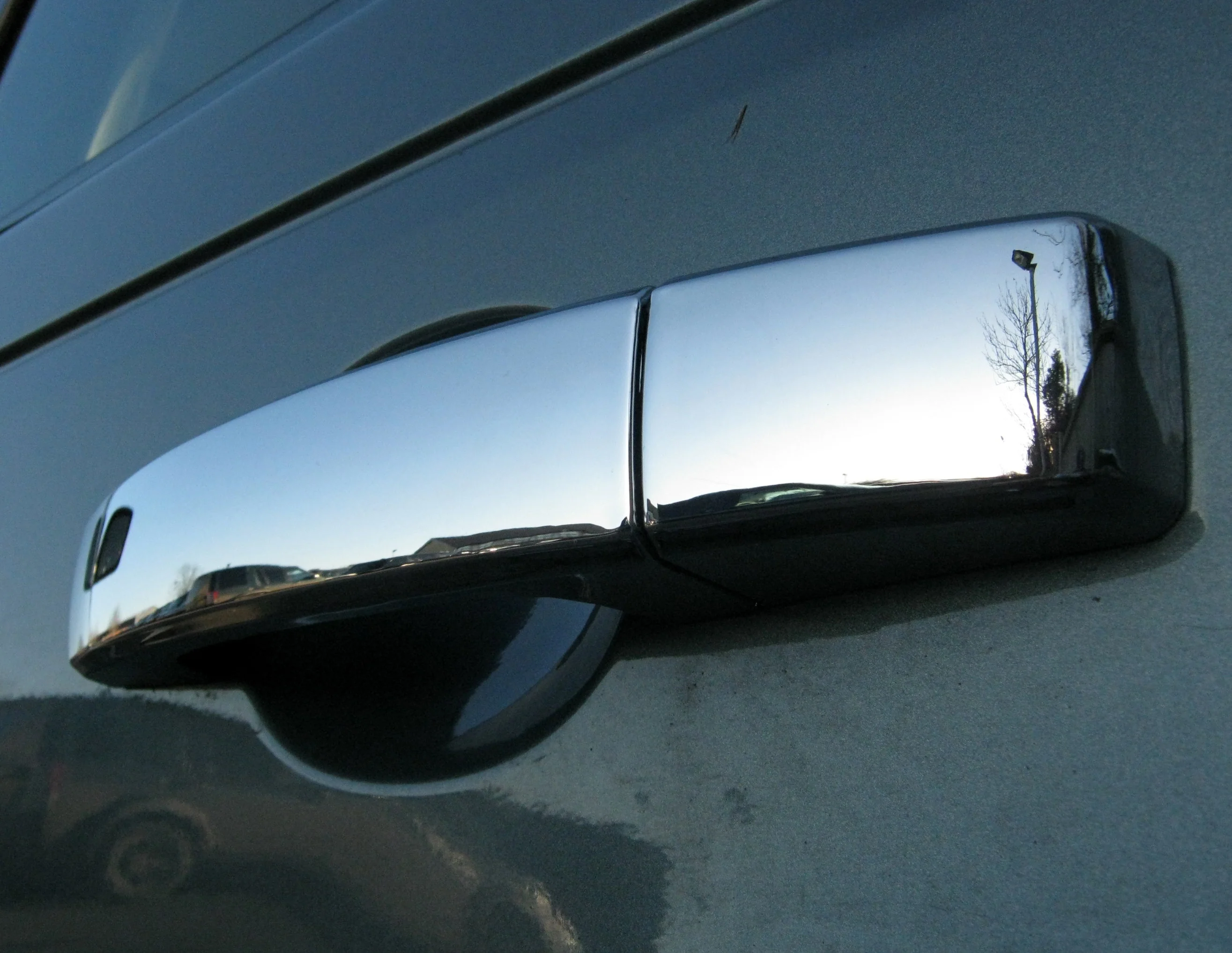 Door Handle covers for Range Rover Sport L320 fitted with 2 pc Handle - Value Range - Chrome - Image 5