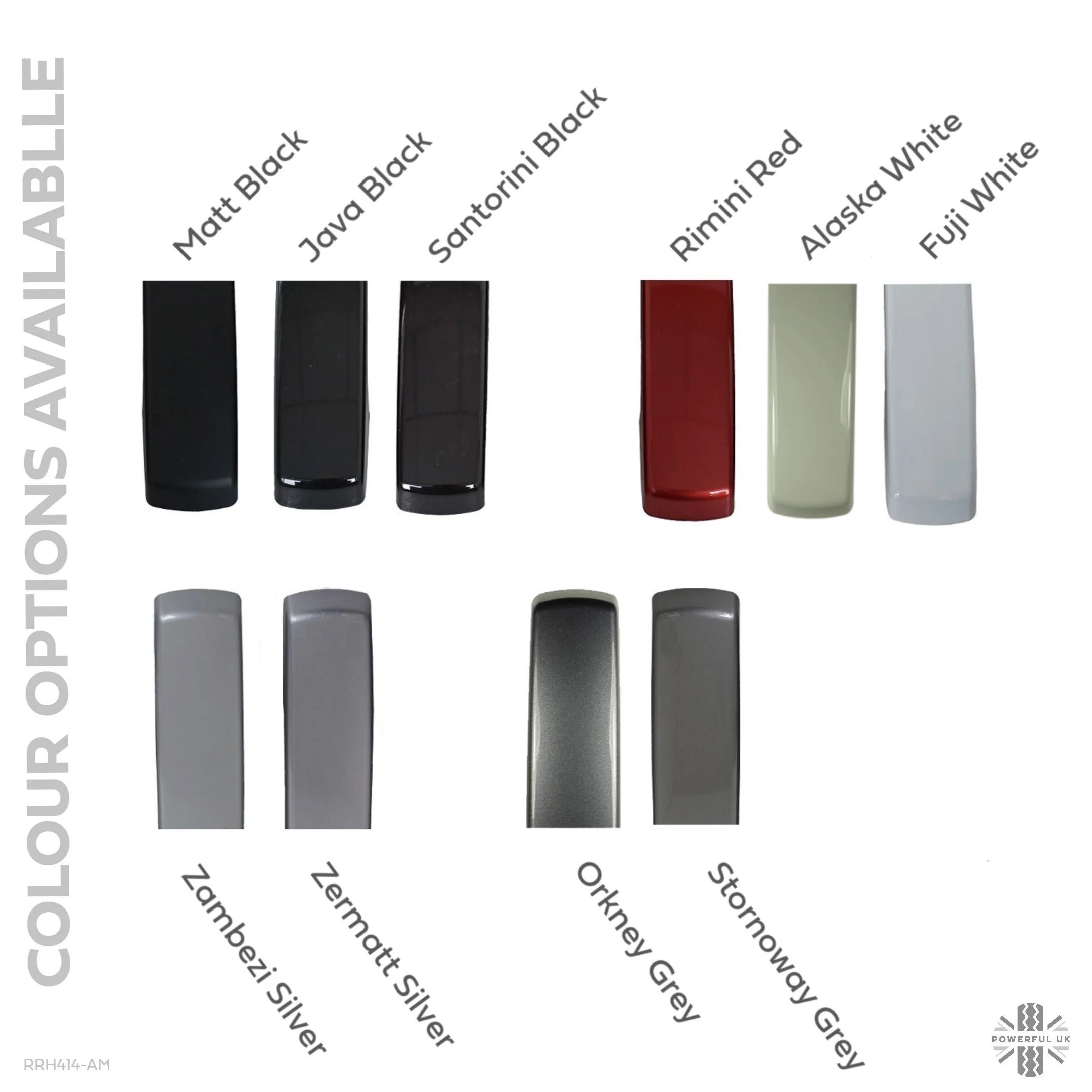 Door Handle "Skins" for Land Rover Freelander 2 fitted with 2 pc Handle - Stornoway Grey - Image 7