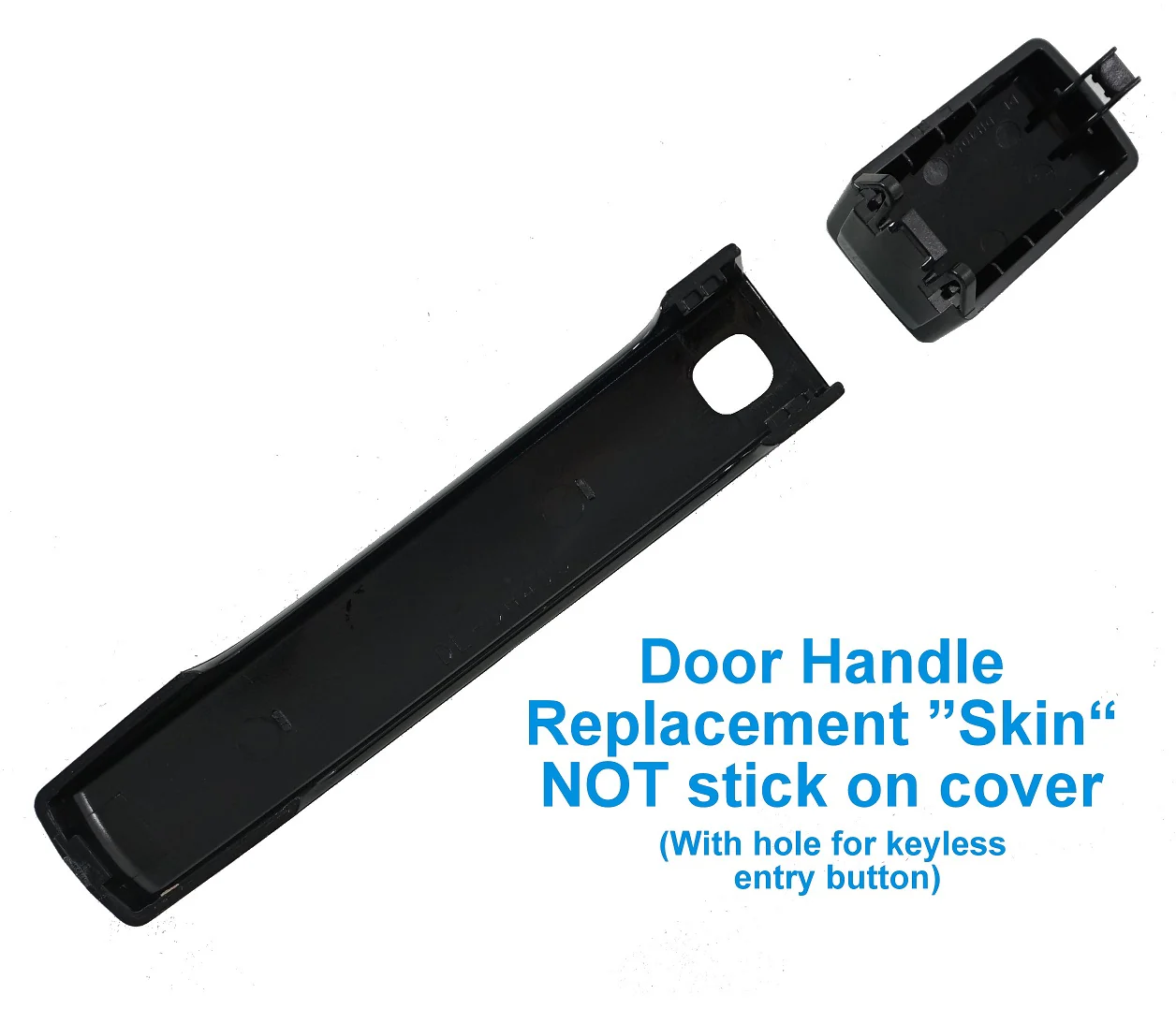 Door Handle 'Skins' for Range Rover Sport L320 2010-13 (with hole for button)  - Corris Grey - Image 7
