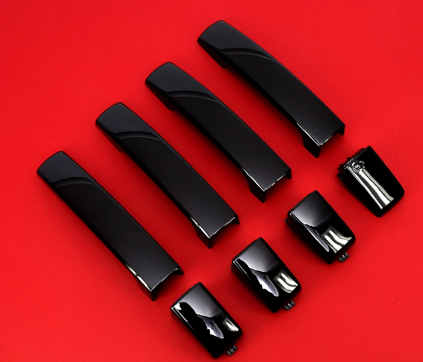 Door Handle "Skins" for Range Rover Sport L320 fitted with 2 pc Handle - Santorini Black