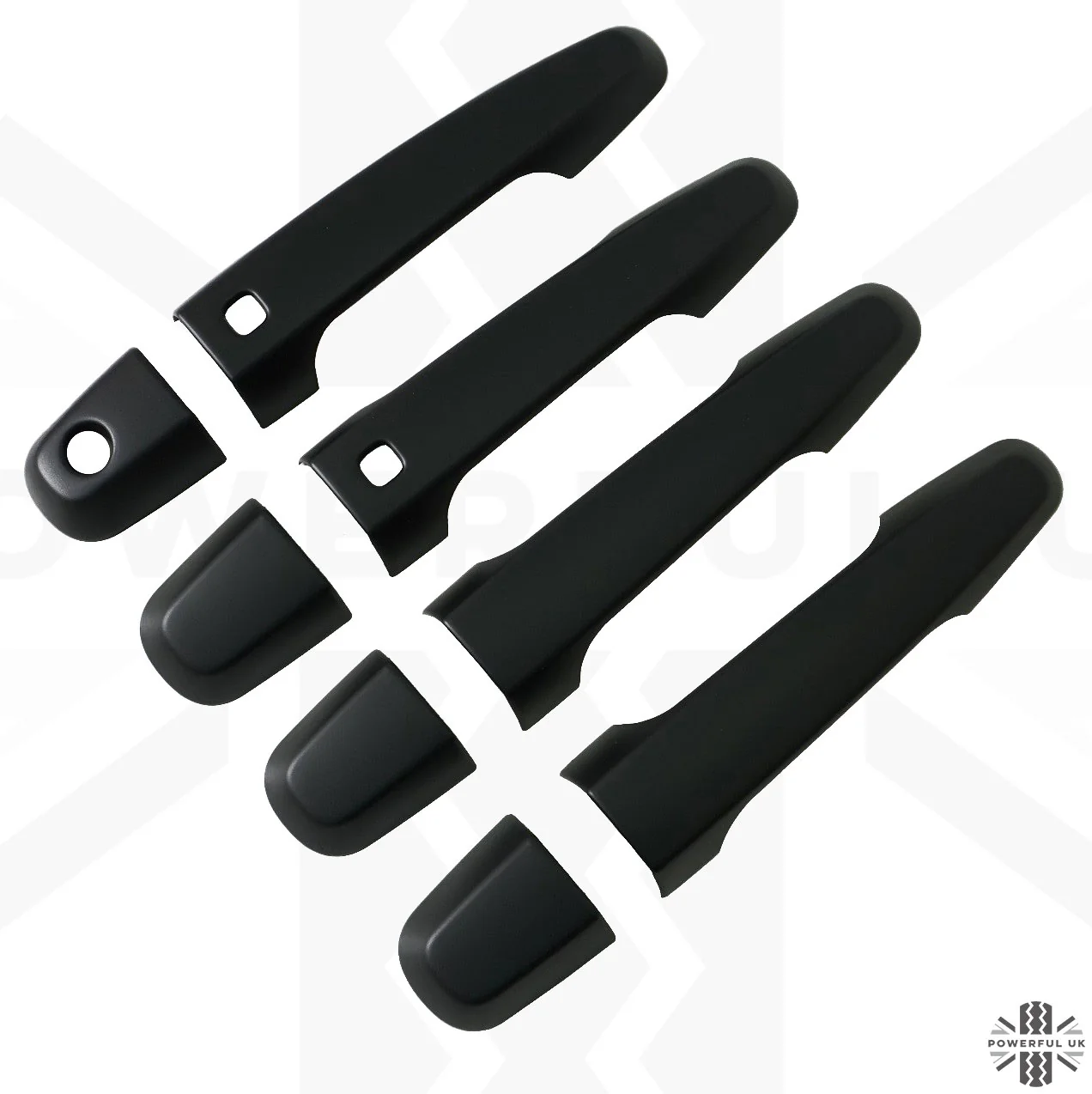 Door Handles - Satin Black (4dr) for Mitsubishi L200 2016-19 - WITH Keyless - Image 4