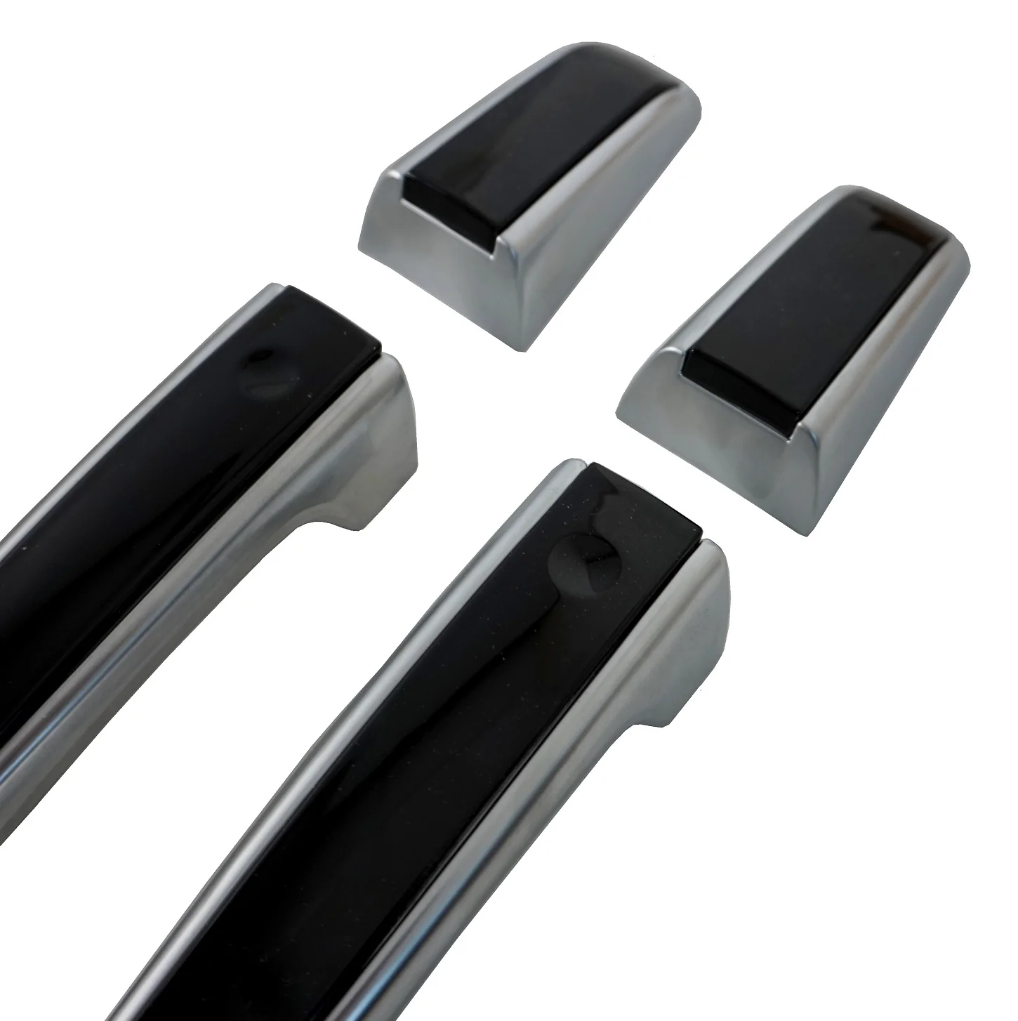 Door Handles Skins in Black+Silver for Range Rover Evoque "Autobiography Style" - Image 4