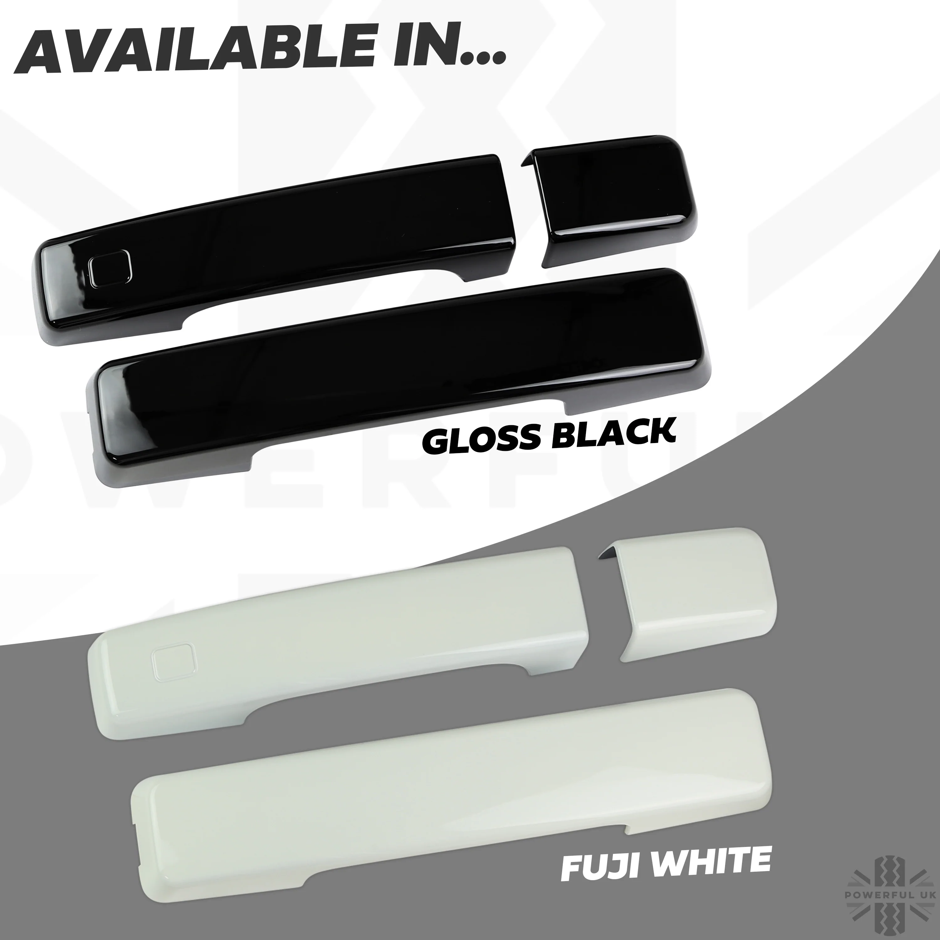 Door & Tailgate Handle Covers - Fuji White - for Land Rover Defender L663 (90 model) - Image 10
