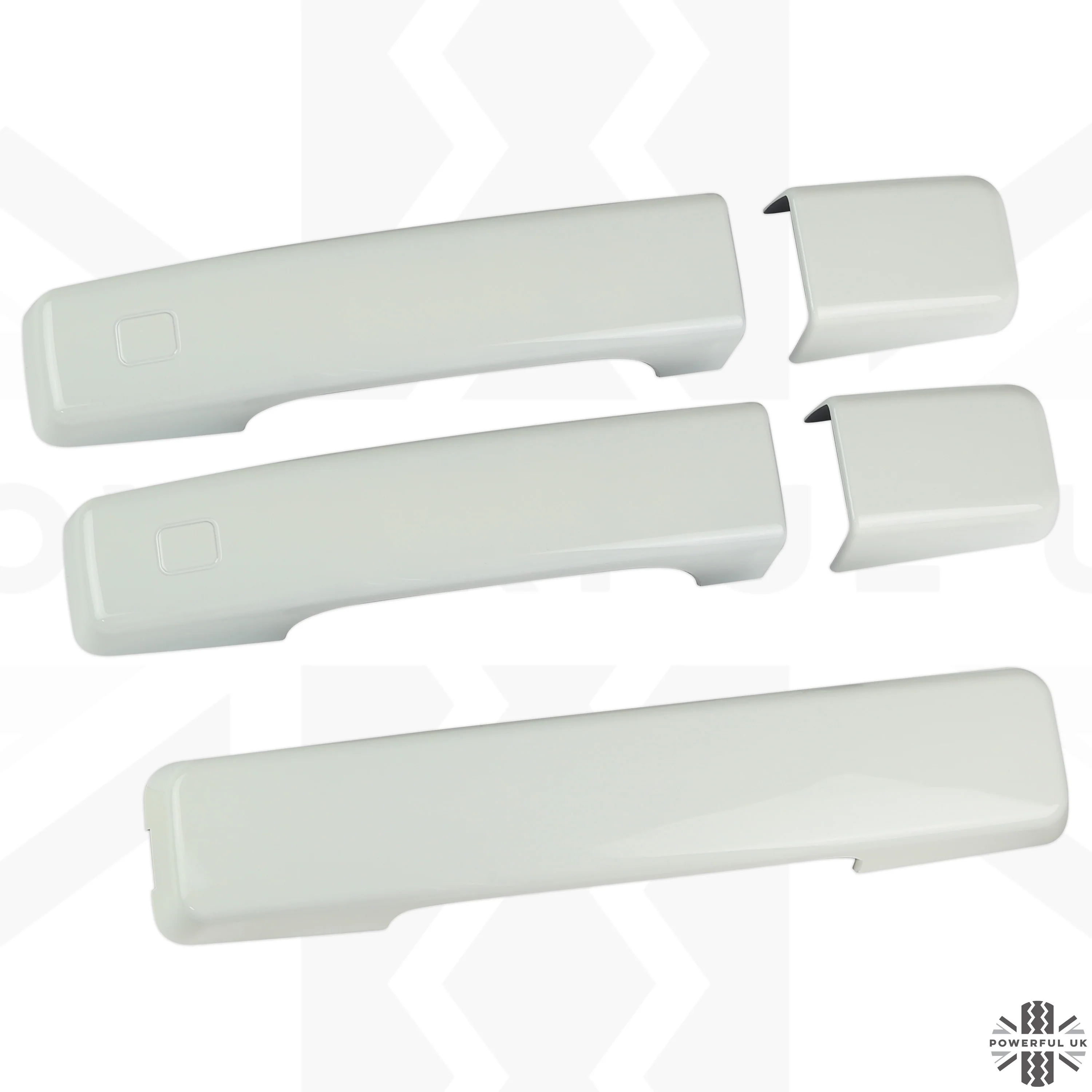 Door & Tailgate Handle Covers - Fuji White - for Land Rover Defender L663 (90 model) - Image 9