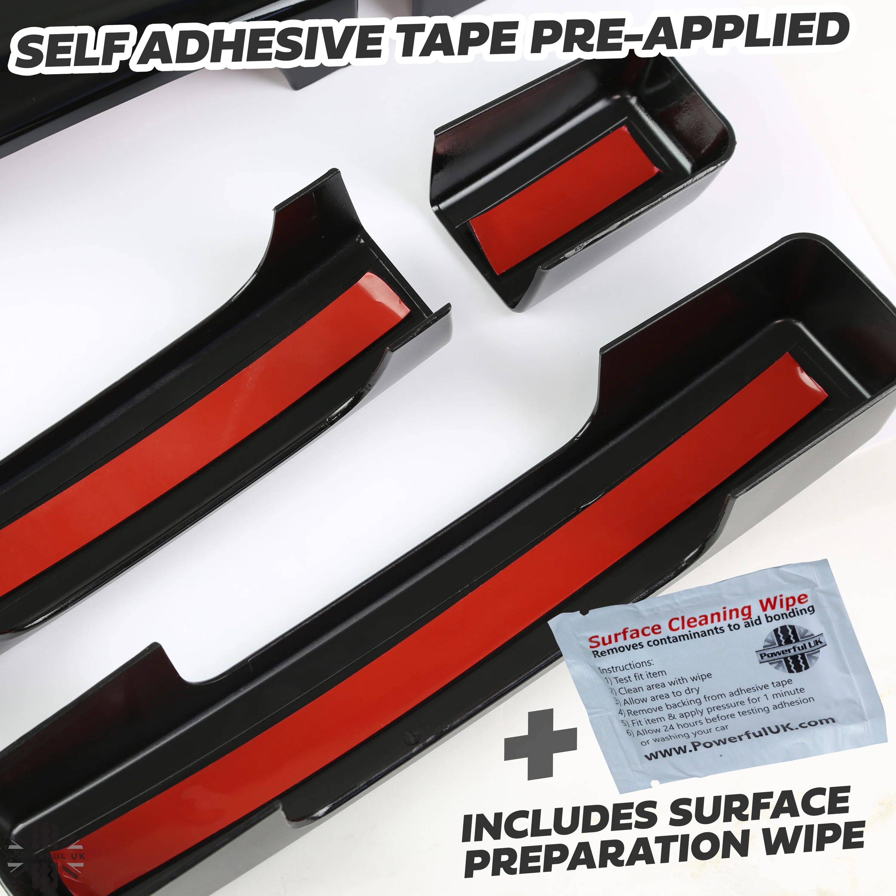 Door & Tailgate Handle Covers - Gloss Black - for Land Rover Defender L663 (110/130) - Image 7