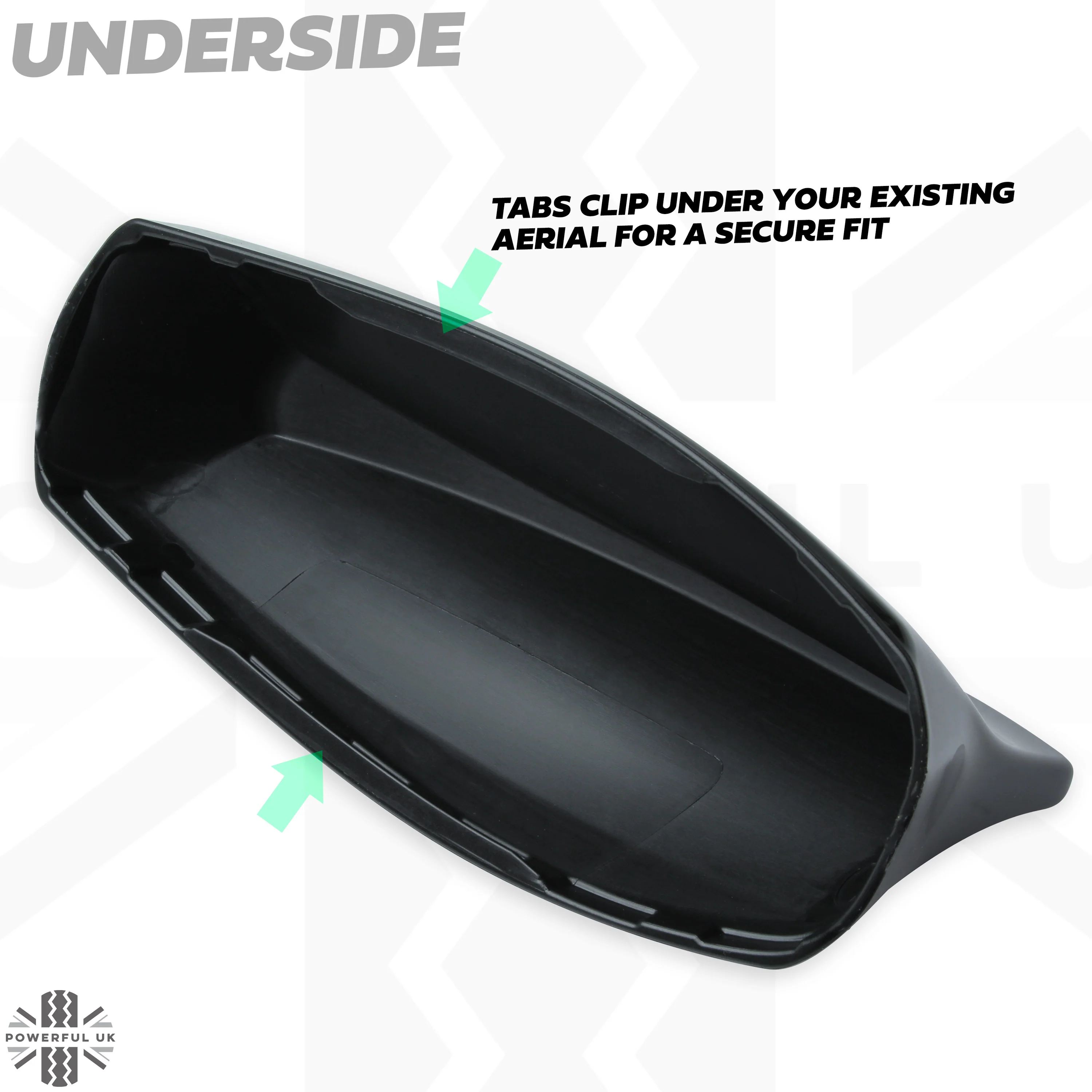 Dummy Aerial Cover for Range Rover Sport L494 (2014-17) - Gloss Black - Image 3