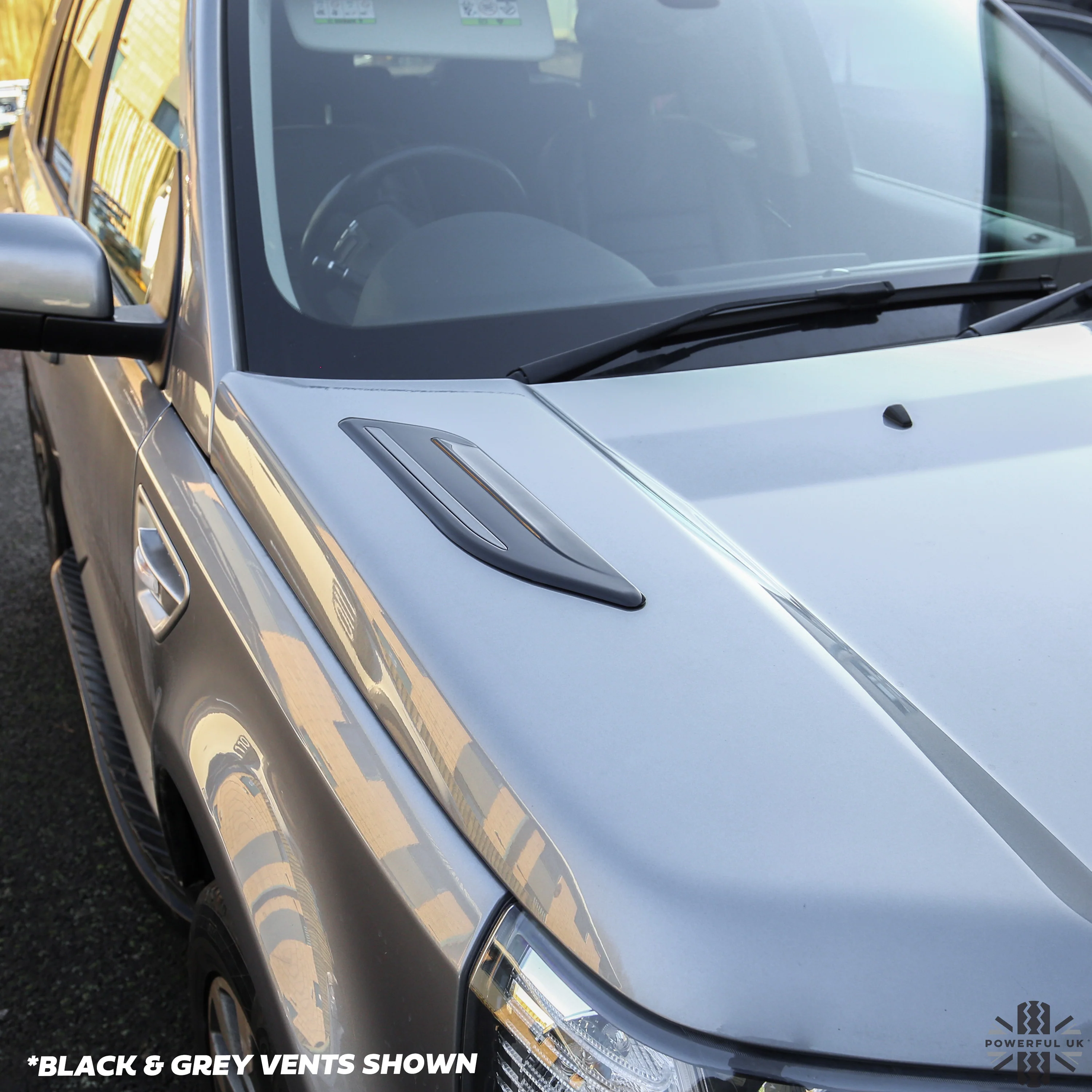 Dummy Bonnet Vents - 'Black & Grey' for Land Rover Discovery 5 - Image 8