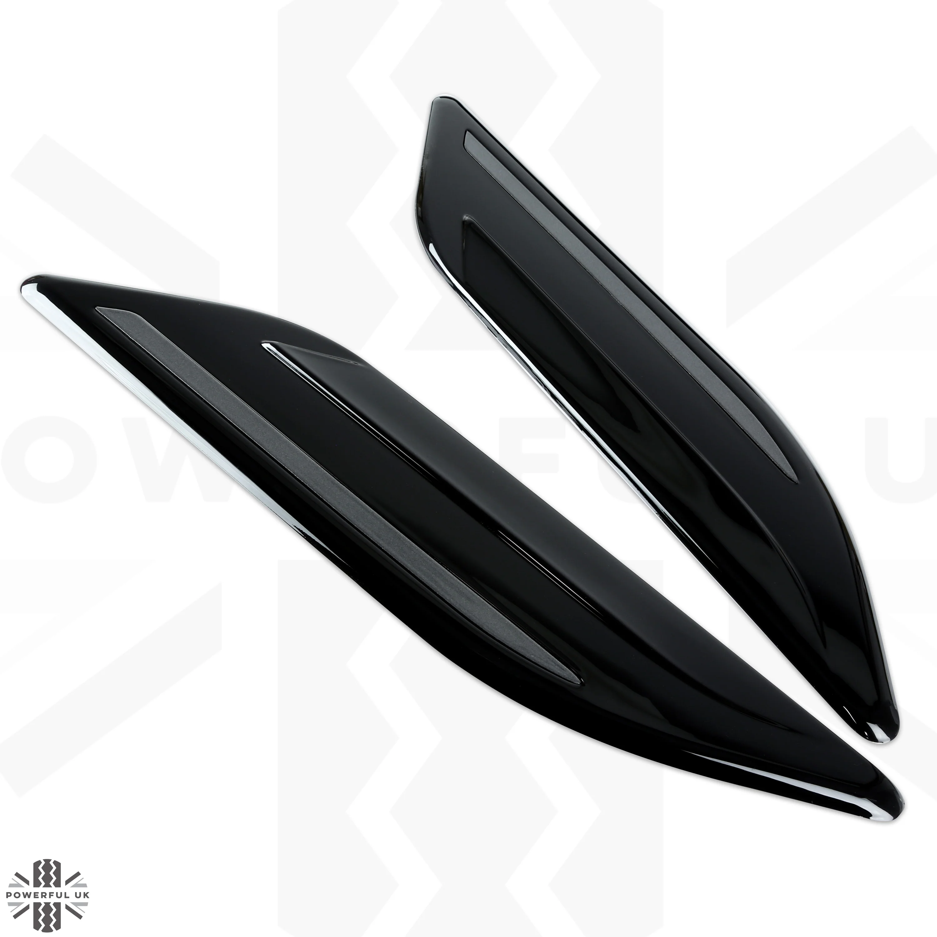 Dummy Bonnet Vents (Type 2) - 'Black & Grey' for Land Rover Freelander 2 - Image 3