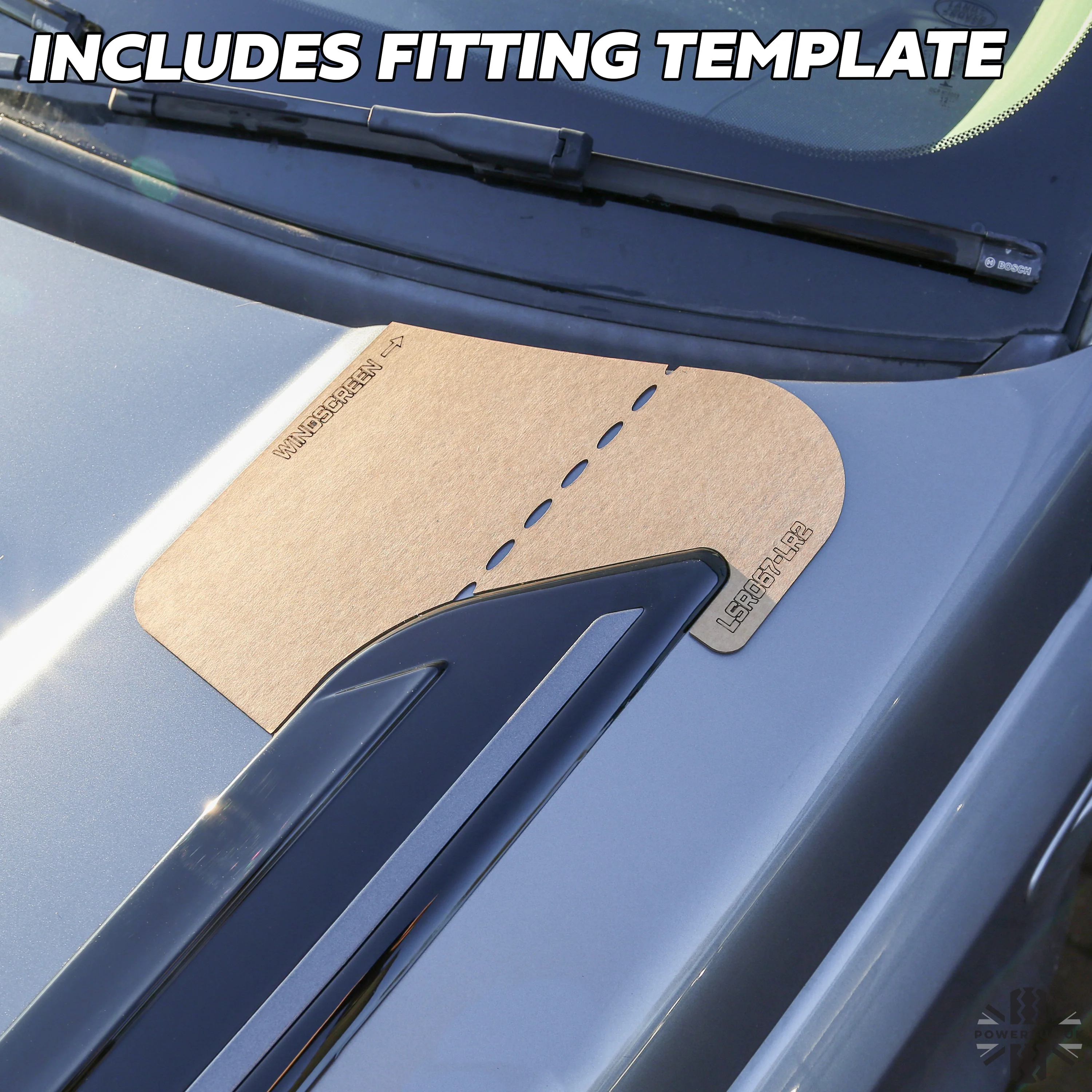 Dummy Bonnet Vents (Type 2) - 'Black & Grey' for Land Rover Freelander 2 - Image 7
