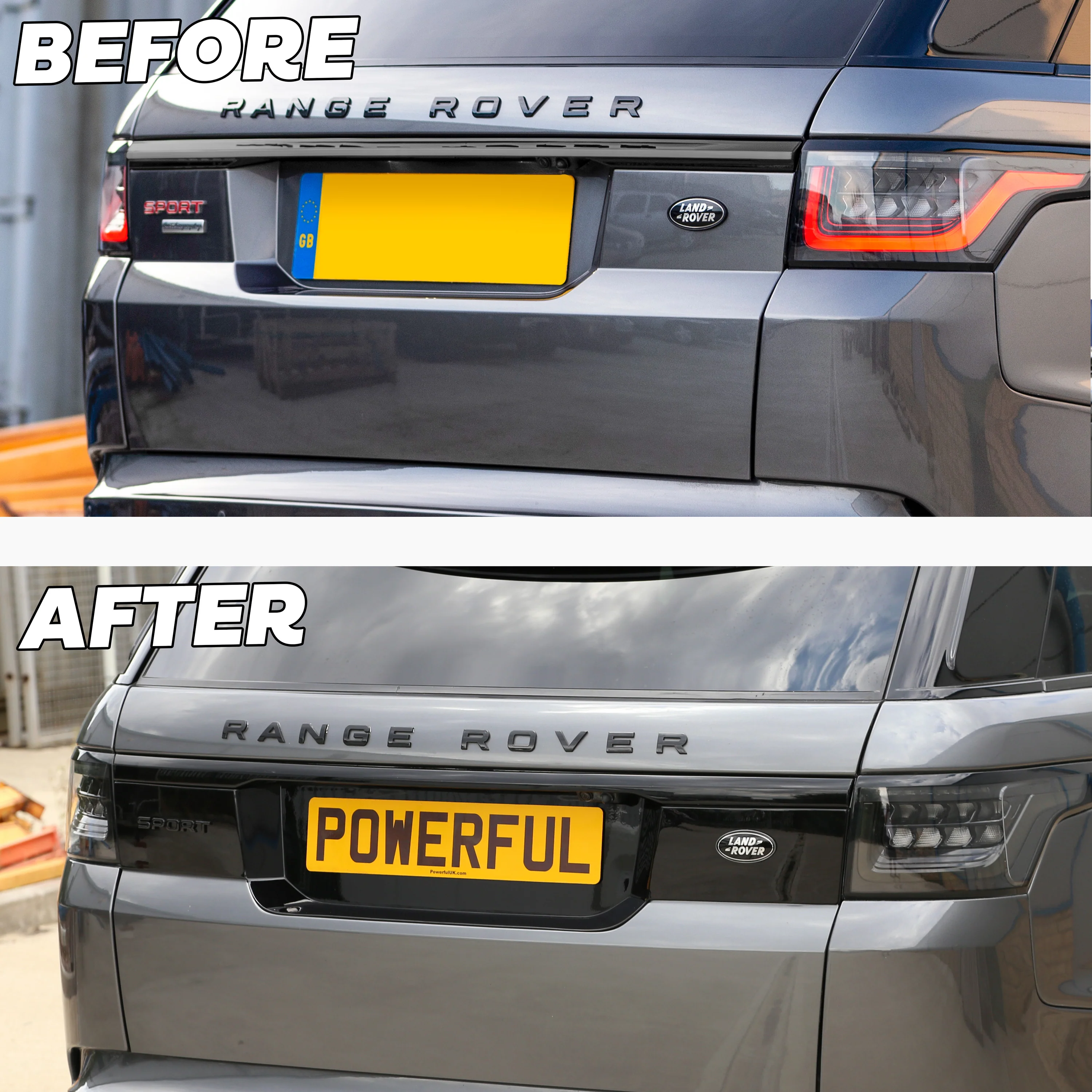 Dynamic Rear Tailgate Upgrade Panel for Range Rover Sport L494 - Image 11